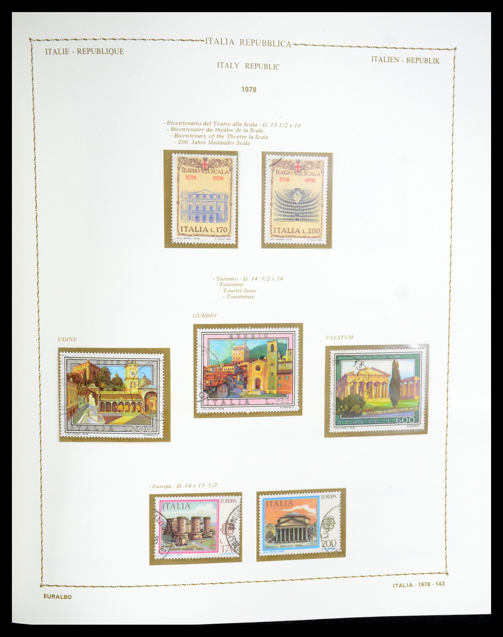 35325 174 - Postzegelverzameling 35325 Italië 1862-1980.