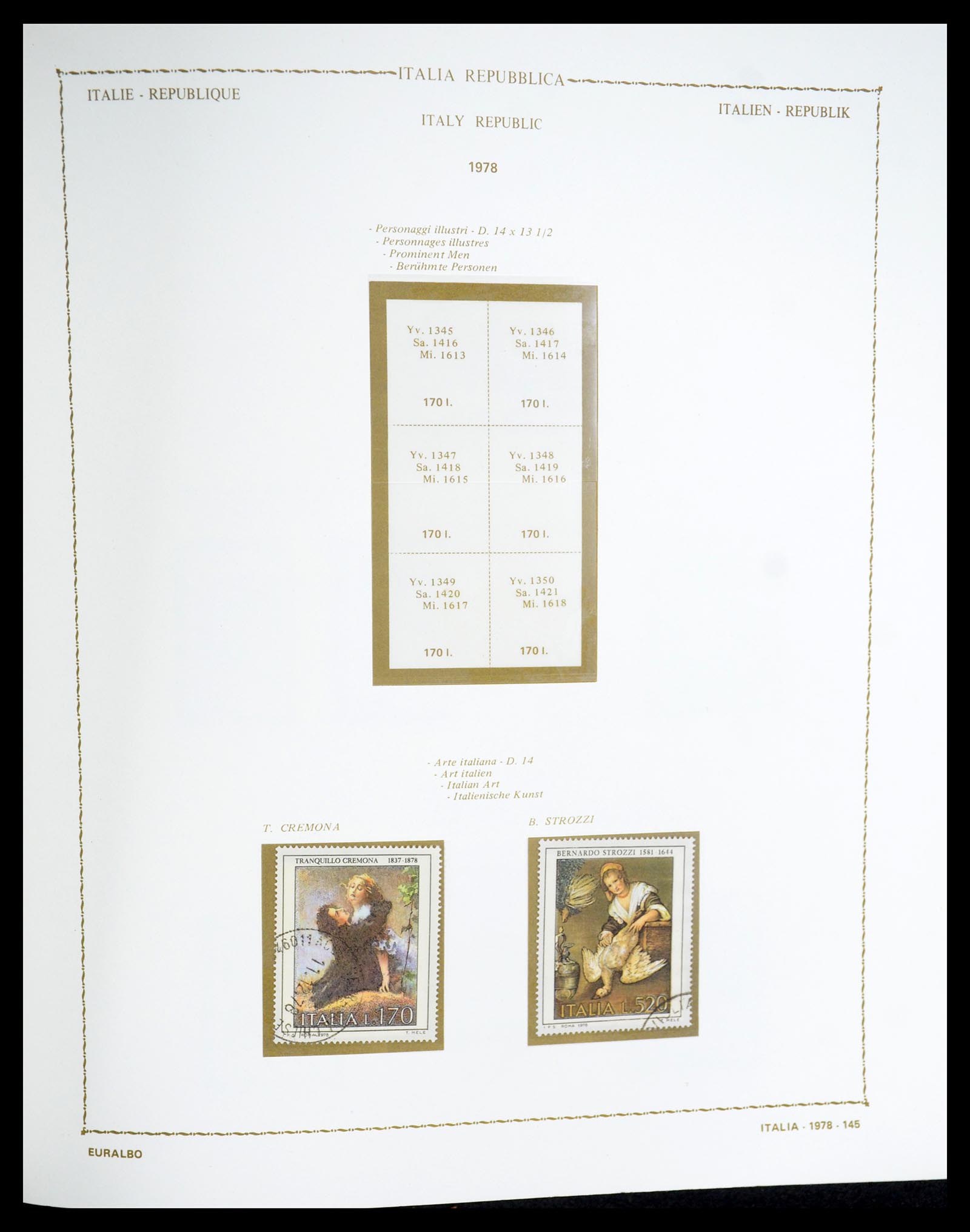 35325 176 - Postzegelverzameling 35325 Italië 1862-1980.