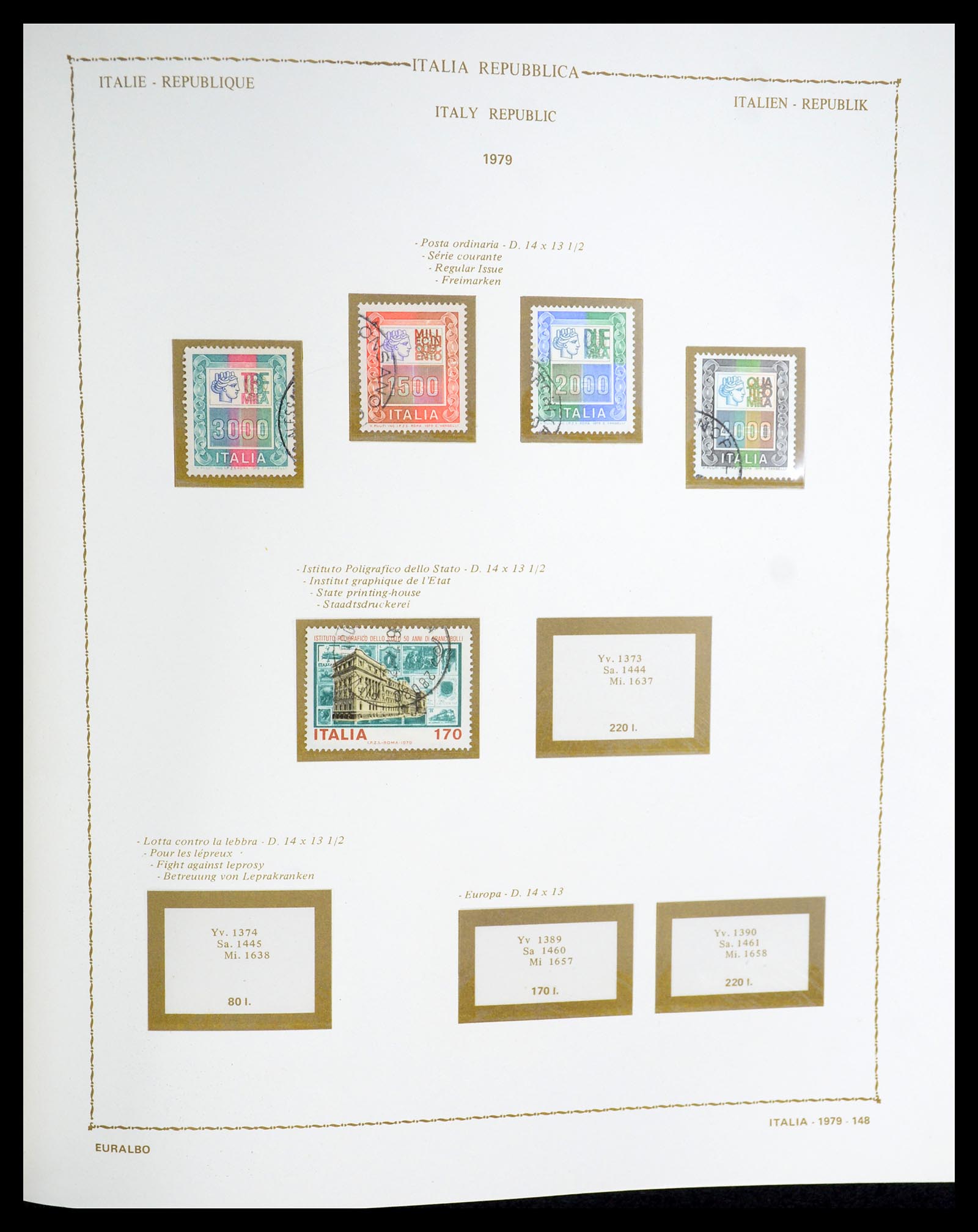 35325 179 - Postzegelverzameling 35325 Italië 1862-1980.