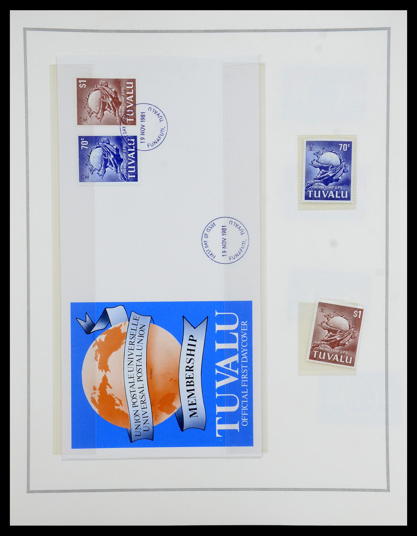 35333 304 - Postzegelverzameling 35333 Engelse gebieden brieven.