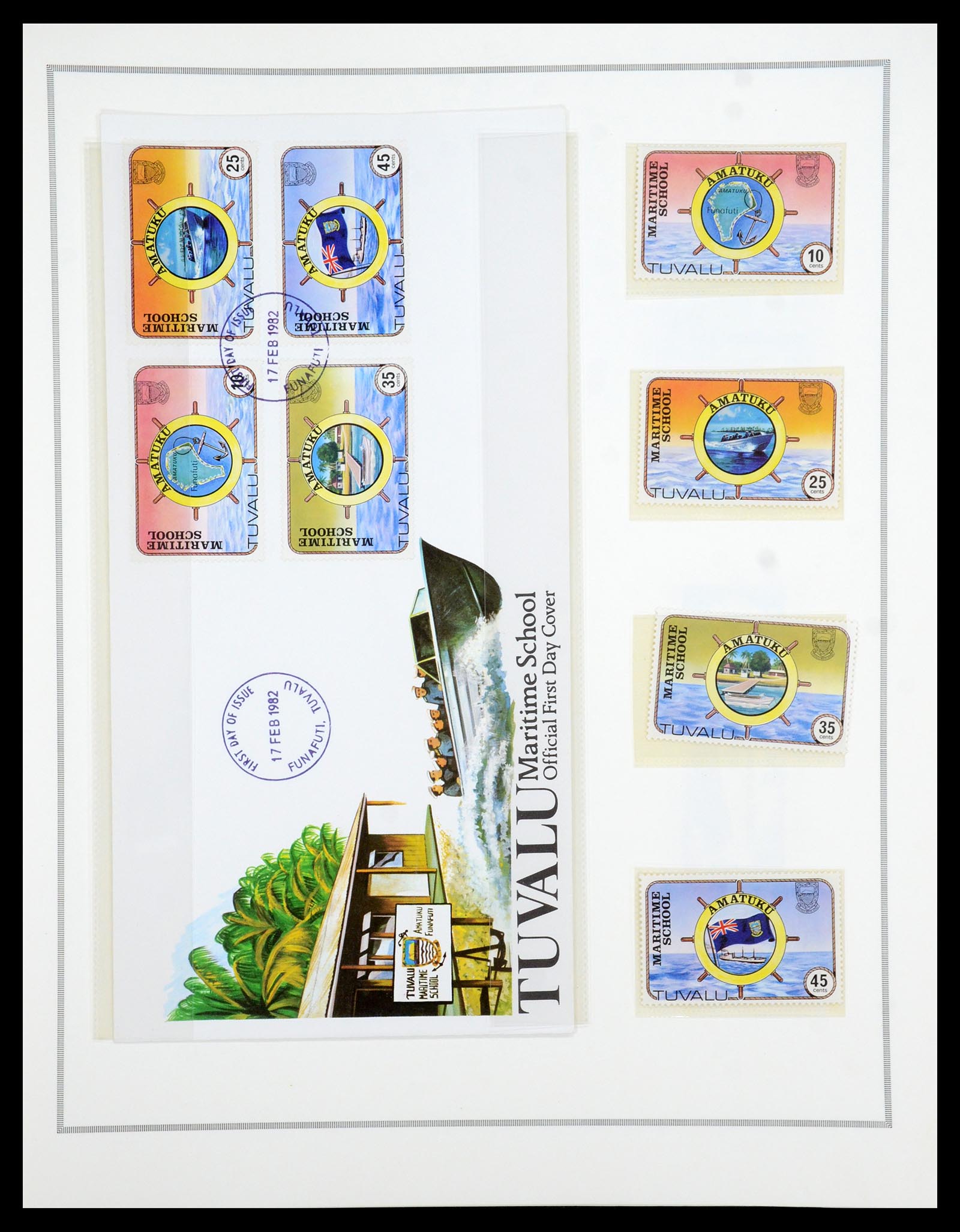 35333 305 - Postzegelverzameling 35333 Engelse gebieden brieven.