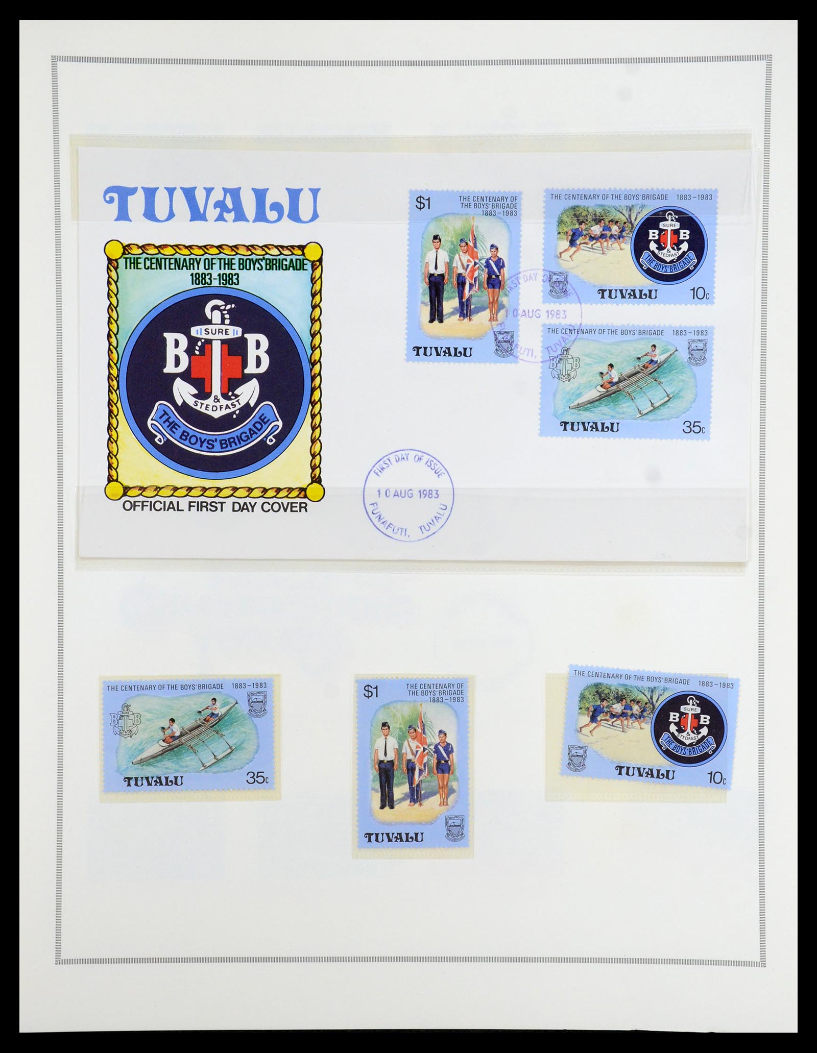 35333 310 - Postzegelverzameling 35333 Engelse gebieden brieven.