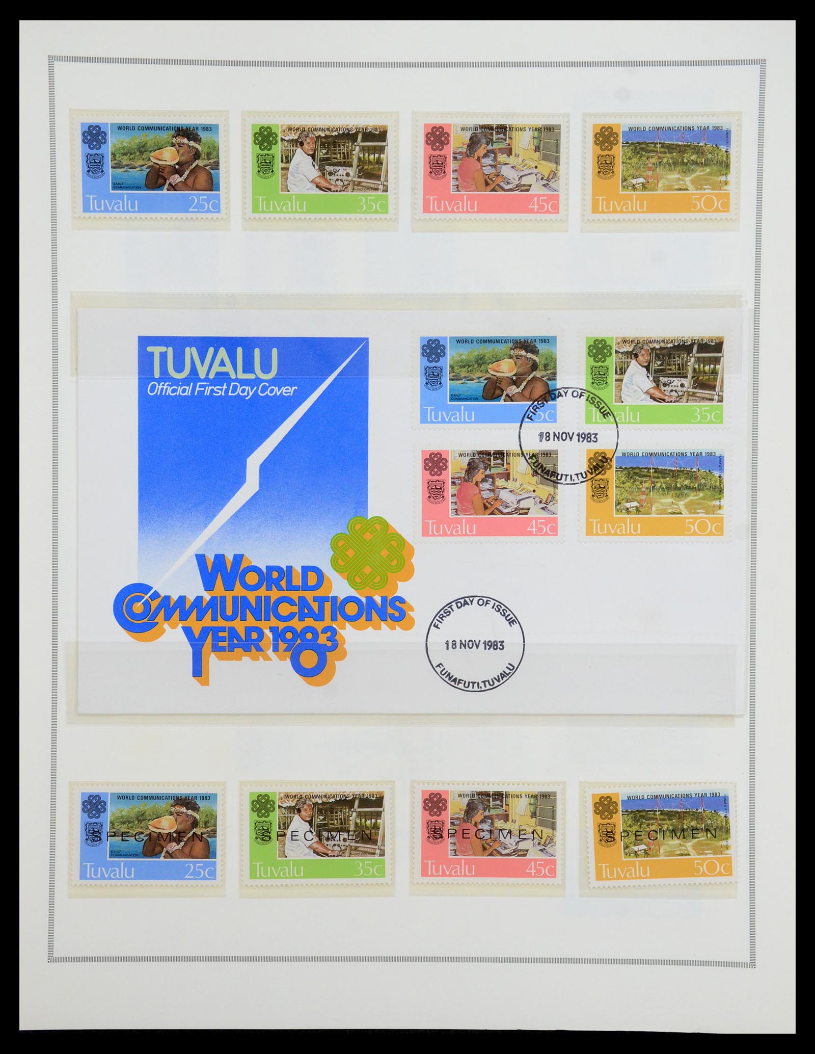 35333 311 - Postzegelverzameling 35333 Engelse gebieden brieven.
