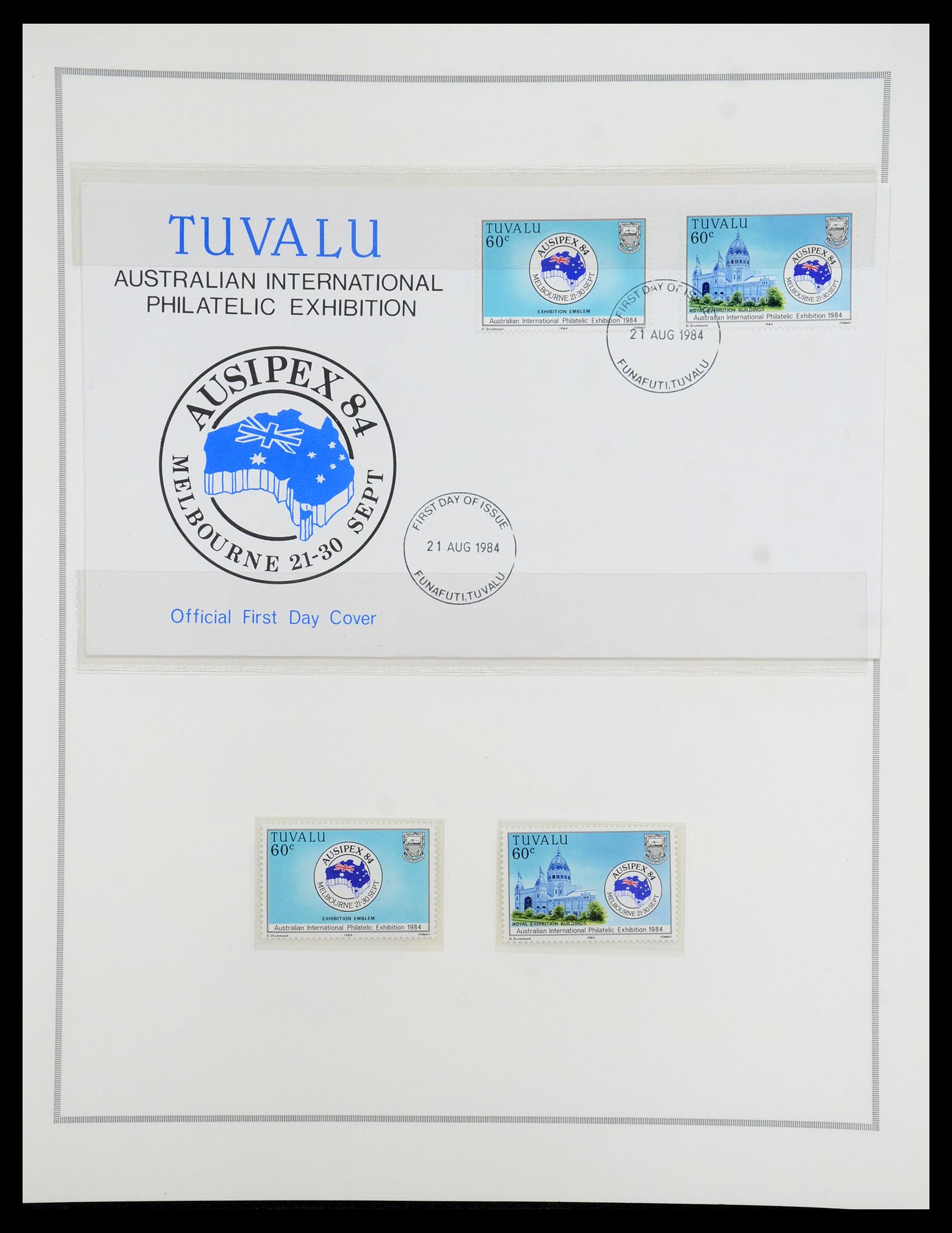 35333 313 - Postzegelverzameling 35333 Engelse gebieden brieven.