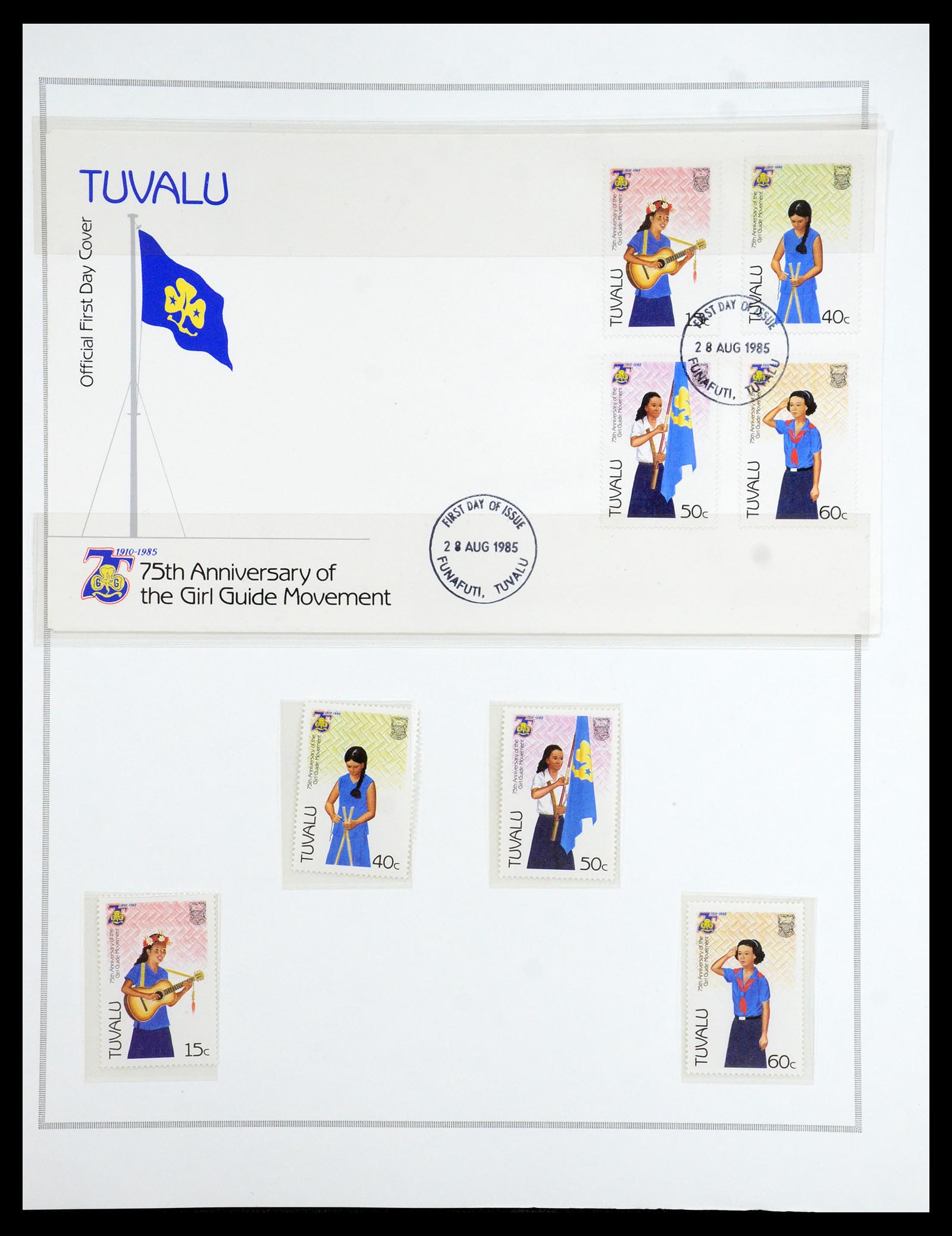 35333 316 - Postzegelverzameling 35333 Engelse gebieden brieven.