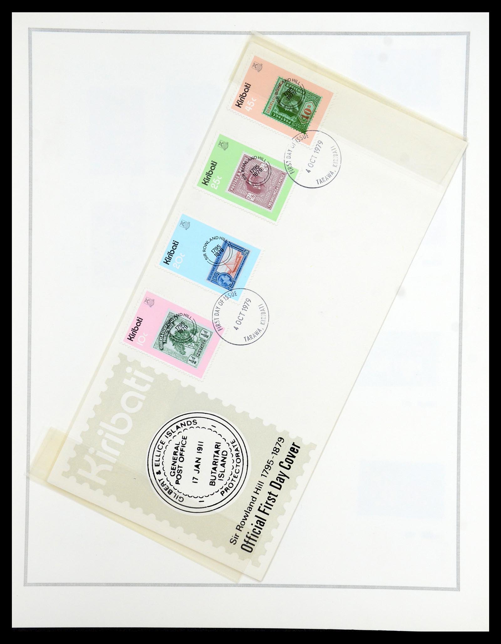 35333 324 - Postzegelverzameling 35333 Engelse gebieden brieven.