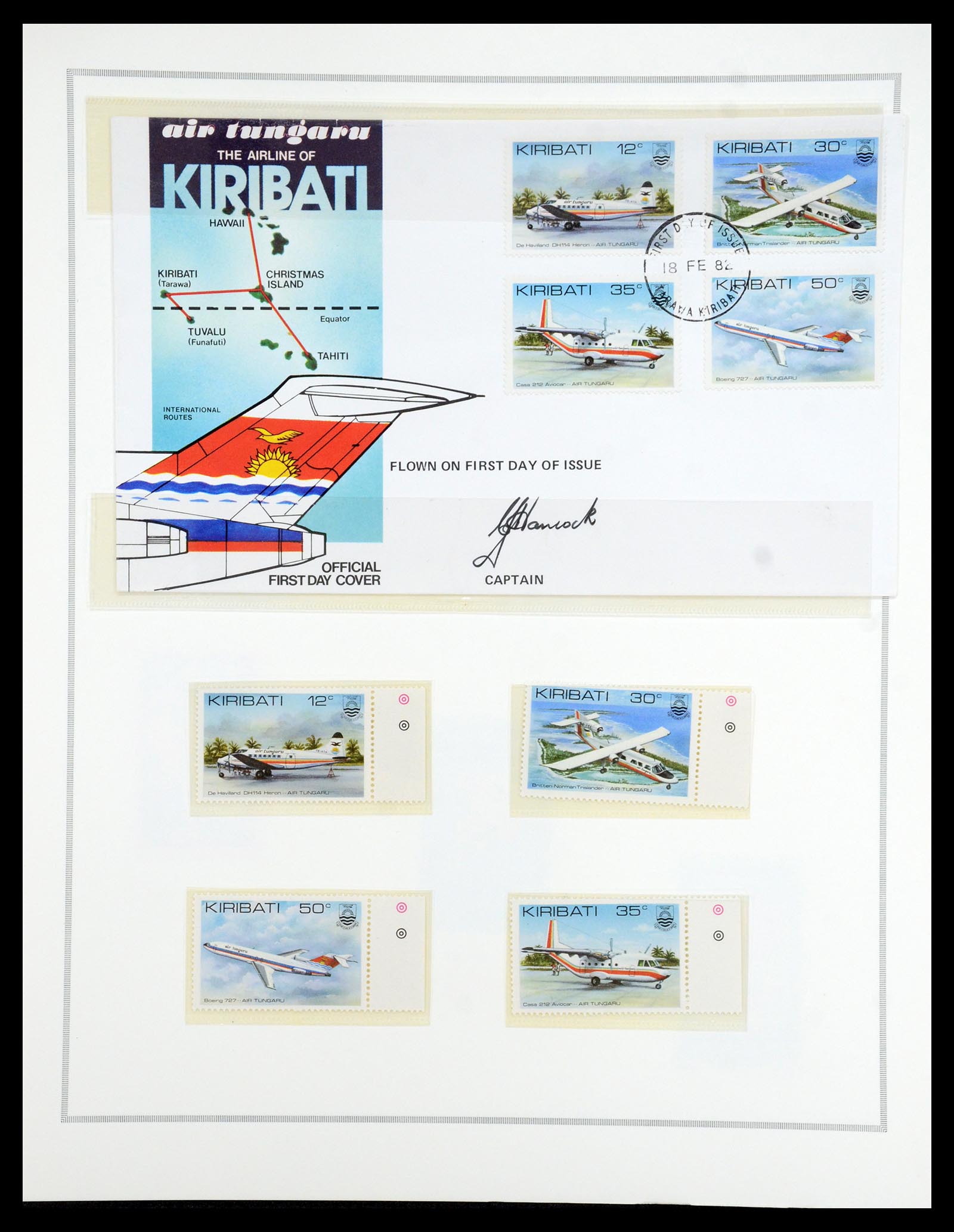 35333 330 - Postzegelverzameling 35333 Engelse gebieden brieven.