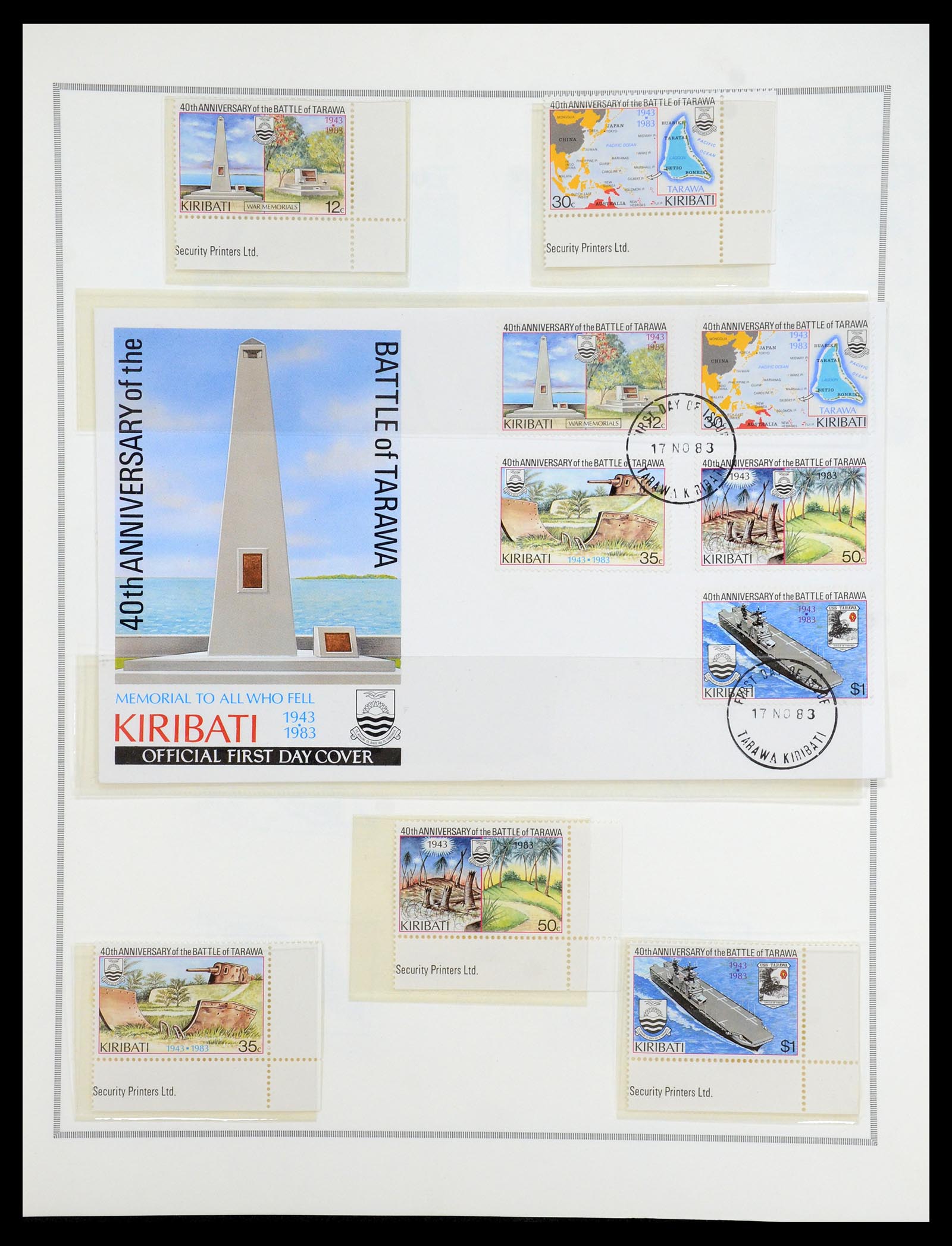 35333 334 - Postzegelverzameling 35333 Engelse gebieden brieven.