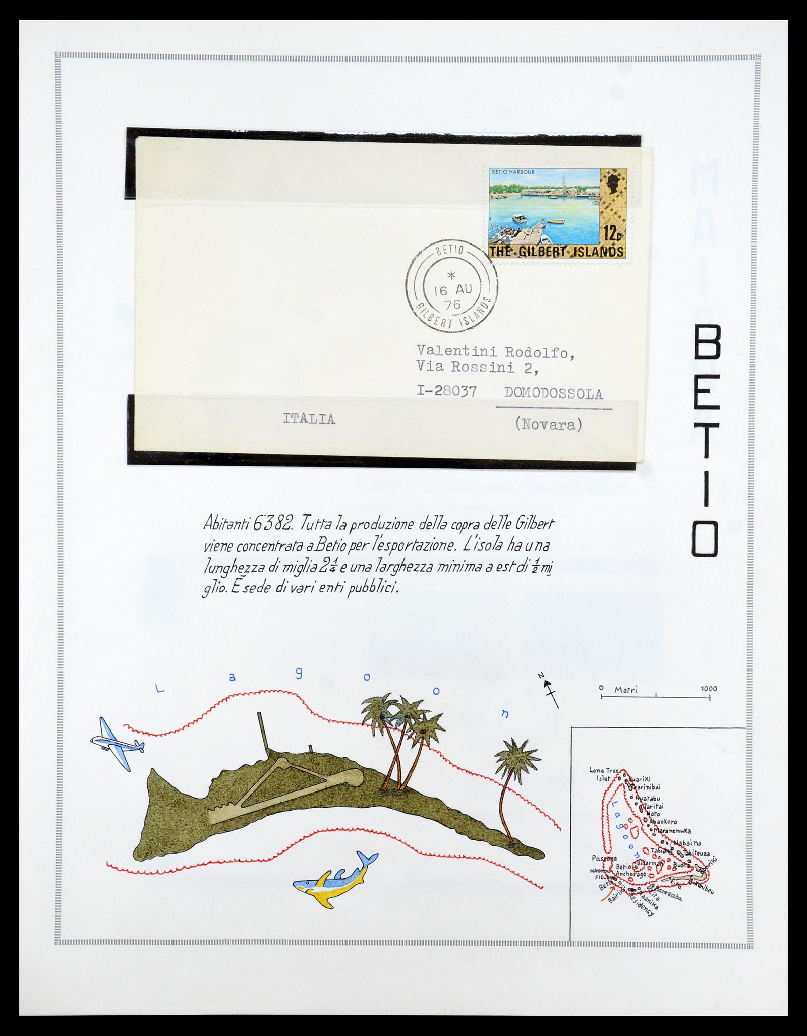 35333 343 - Postzegelverzameling 35333 Engelse gebieden brieven.