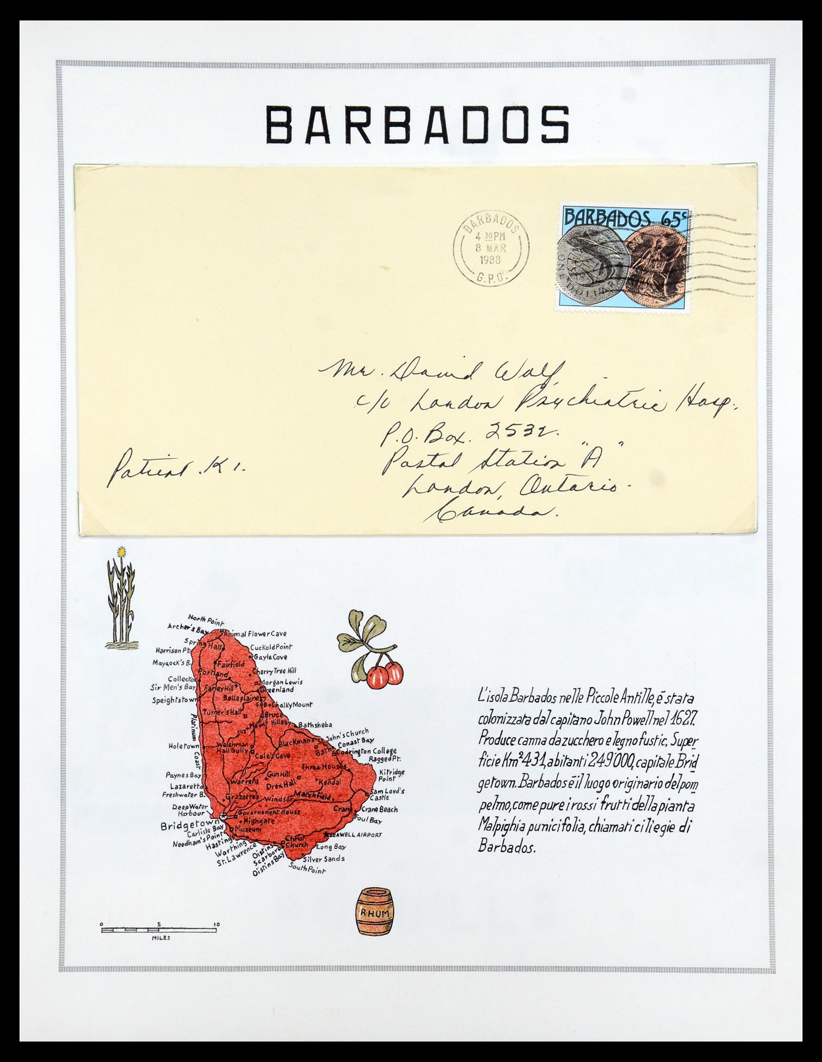 35333 352 - Postzegelverzameling 35333 Engelse gebieden brieven.