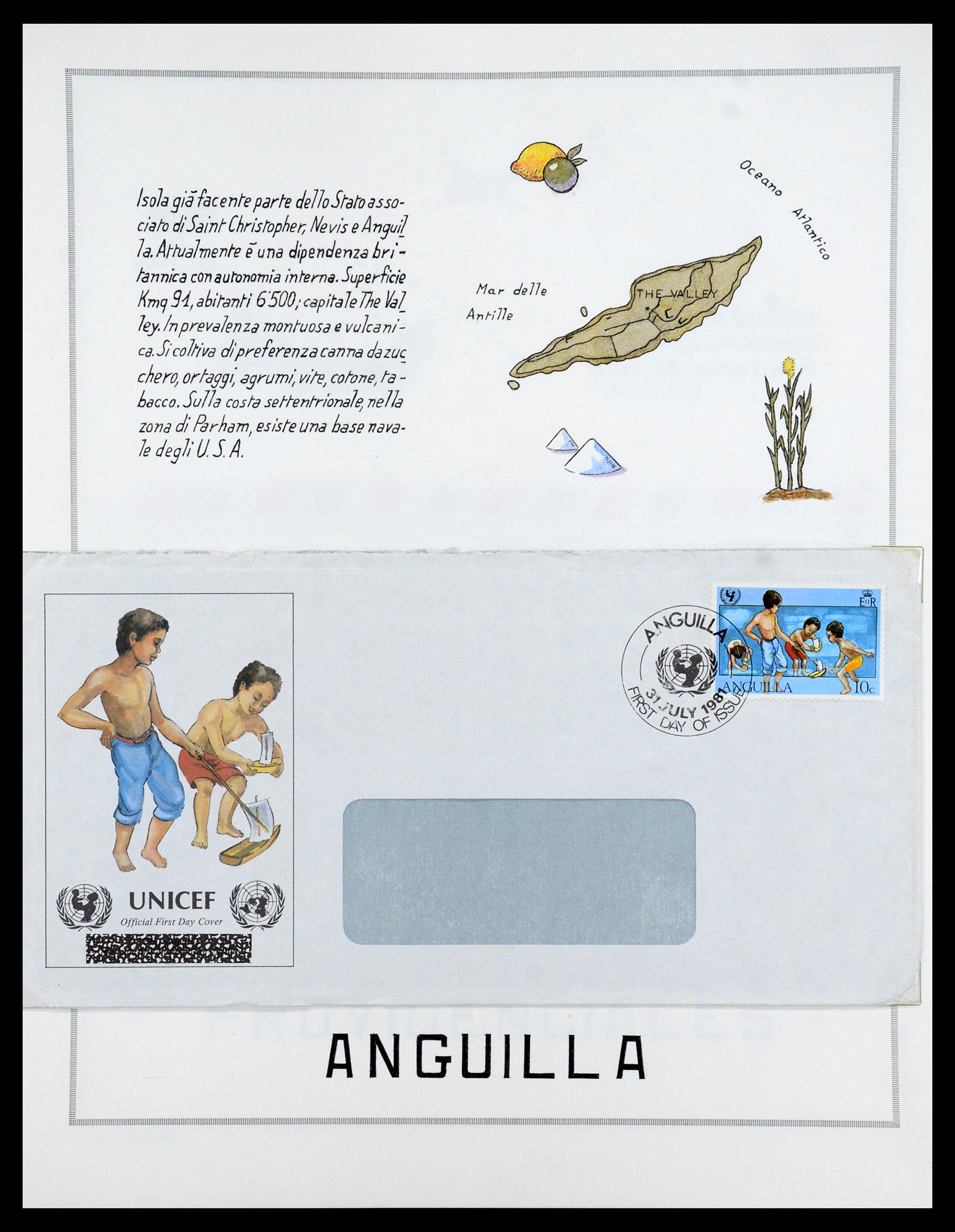 35333 353 - Postzegelverzameling 35333 Engelse gebieden brieven.