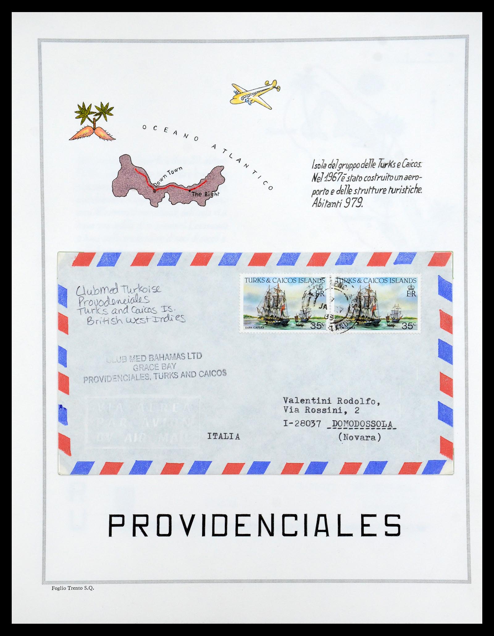 35333 354 - Postzegelverzameling 35333 Engelse gebieden brieven.