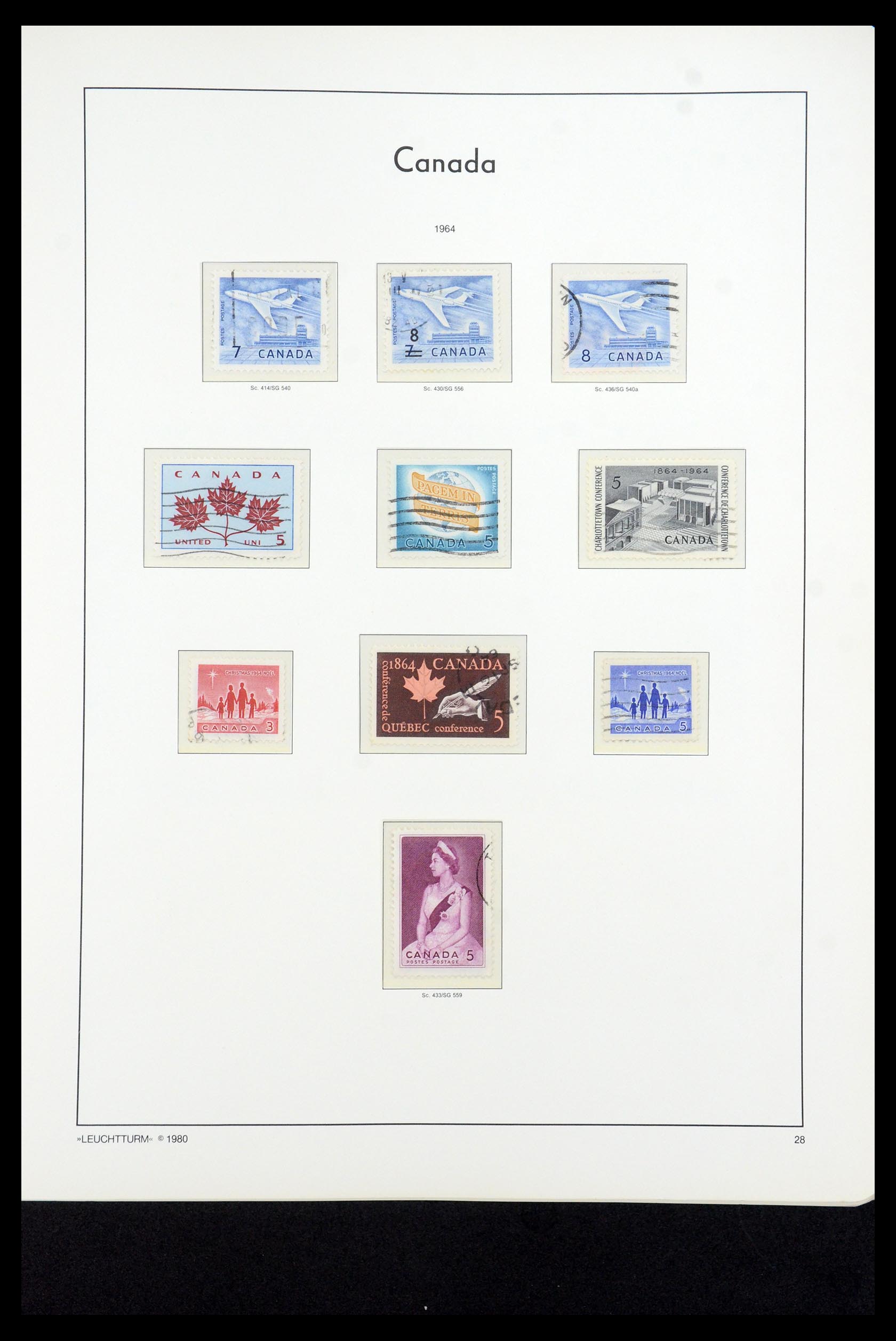 35336 102 - Postzegelverzameling 35336 Canada en provincies 1851-1995.