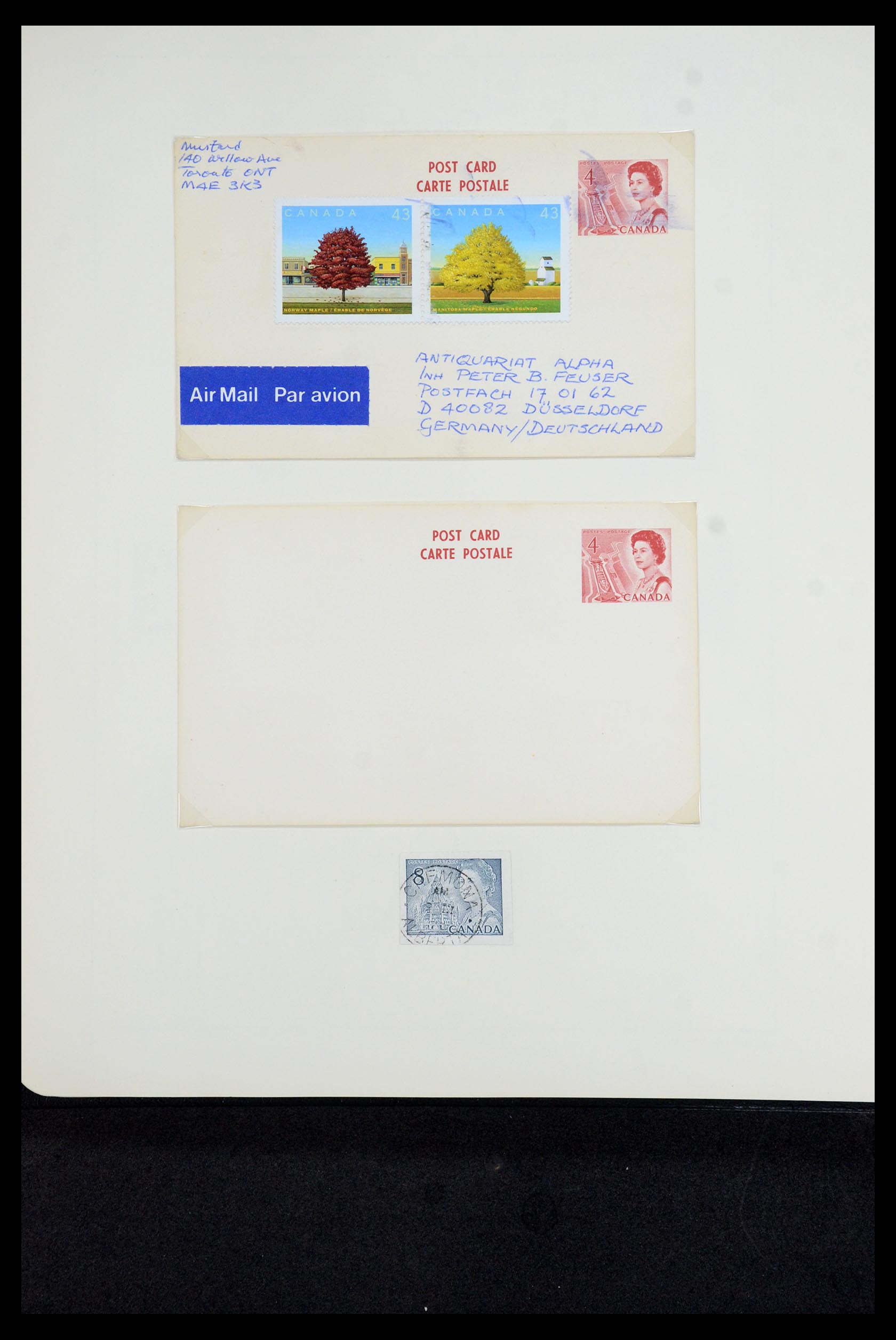 35336 107 - Postzegelverzameling 35336 Canada en provincies 1851-1995.