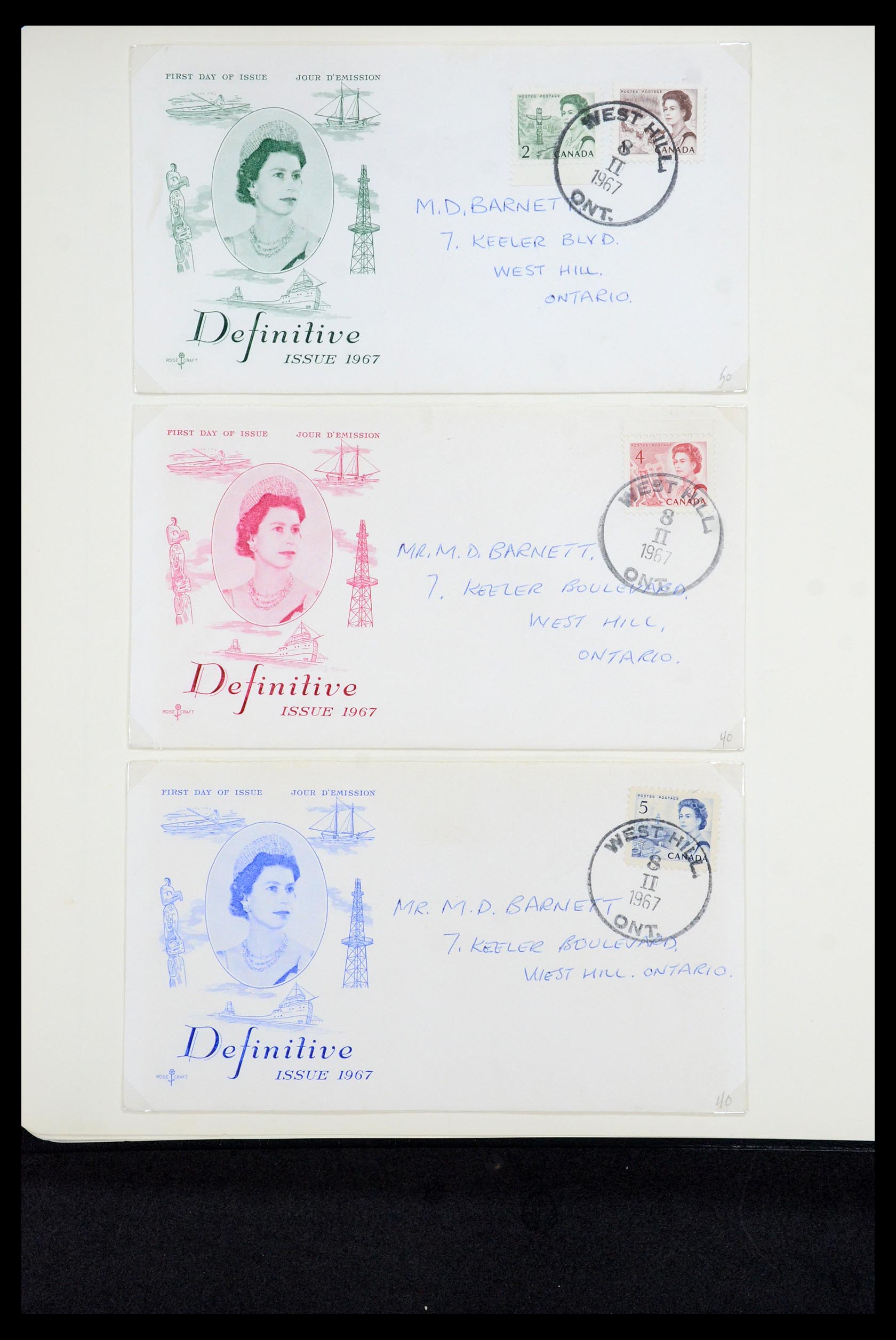 35336 109 - Postzegelverzameling 35336 Canada en provincies 1851-1995.