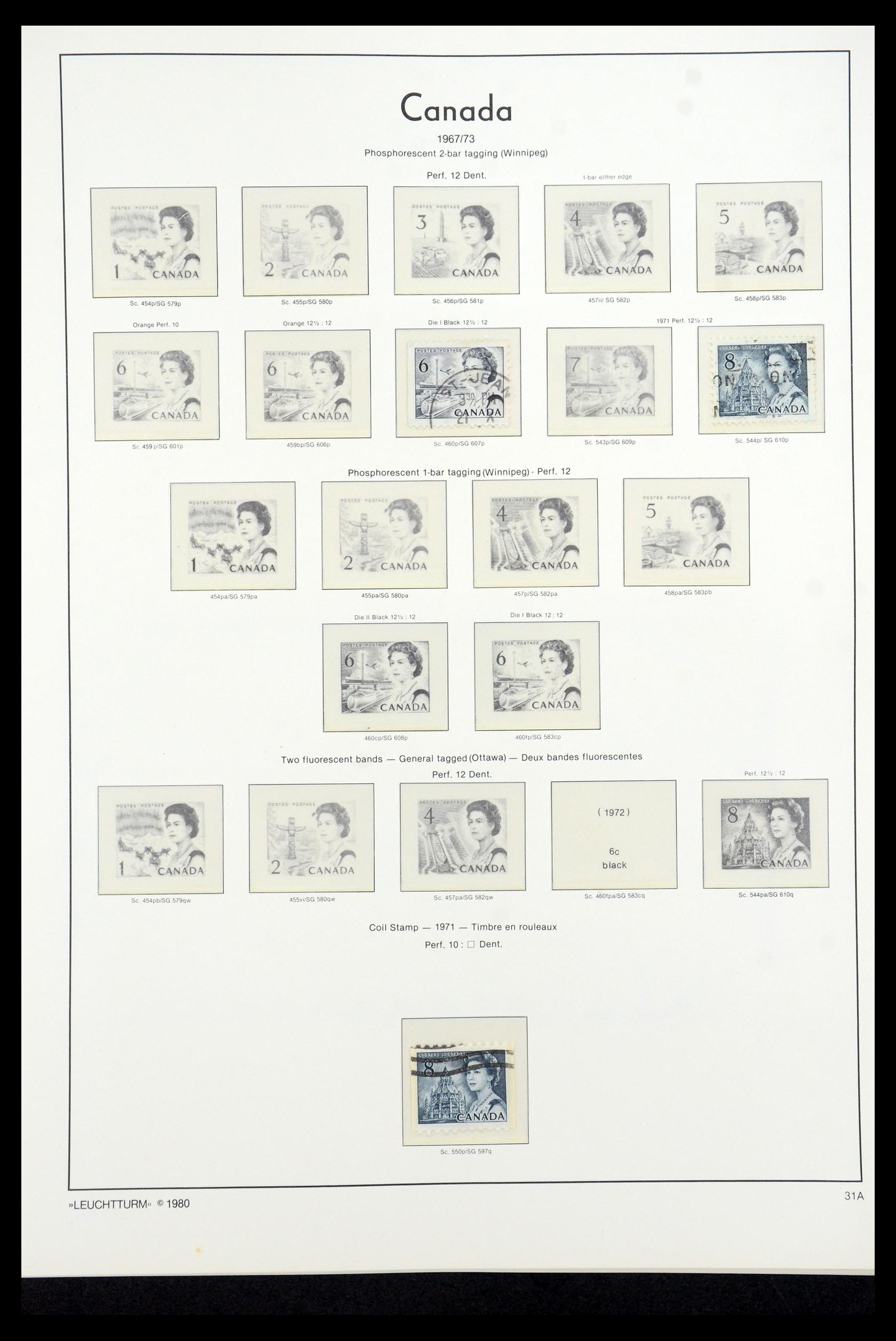 35336 110 - Postzegelverzameling 35336 Canada en provincies 1851-1995.