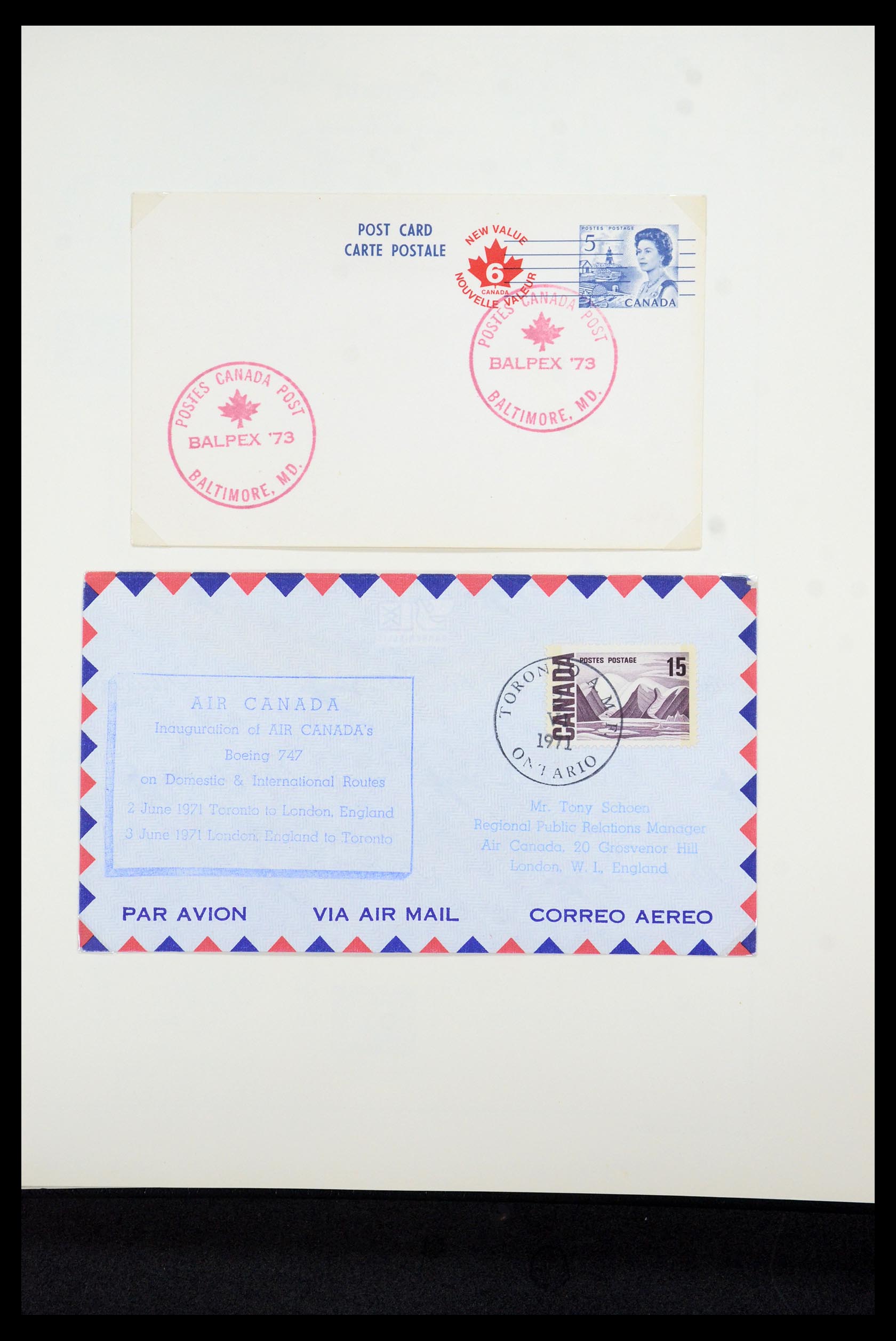 35336 112 - Postzegelverzameling 35336 Canada en provincies 1851-1995.