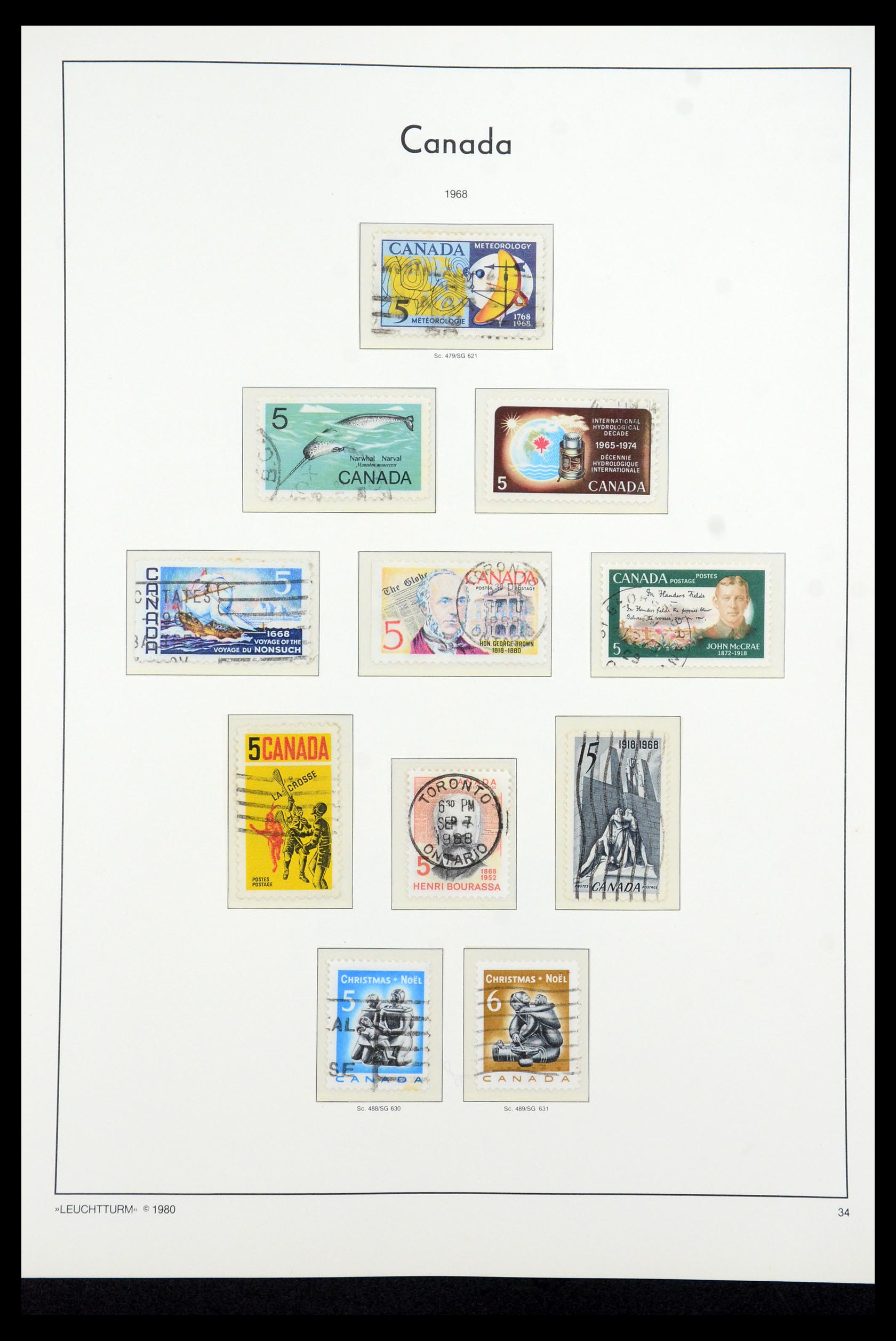 35336 116 - Postzegelverzameling 35336 Canada en provincies 1851-1995.
