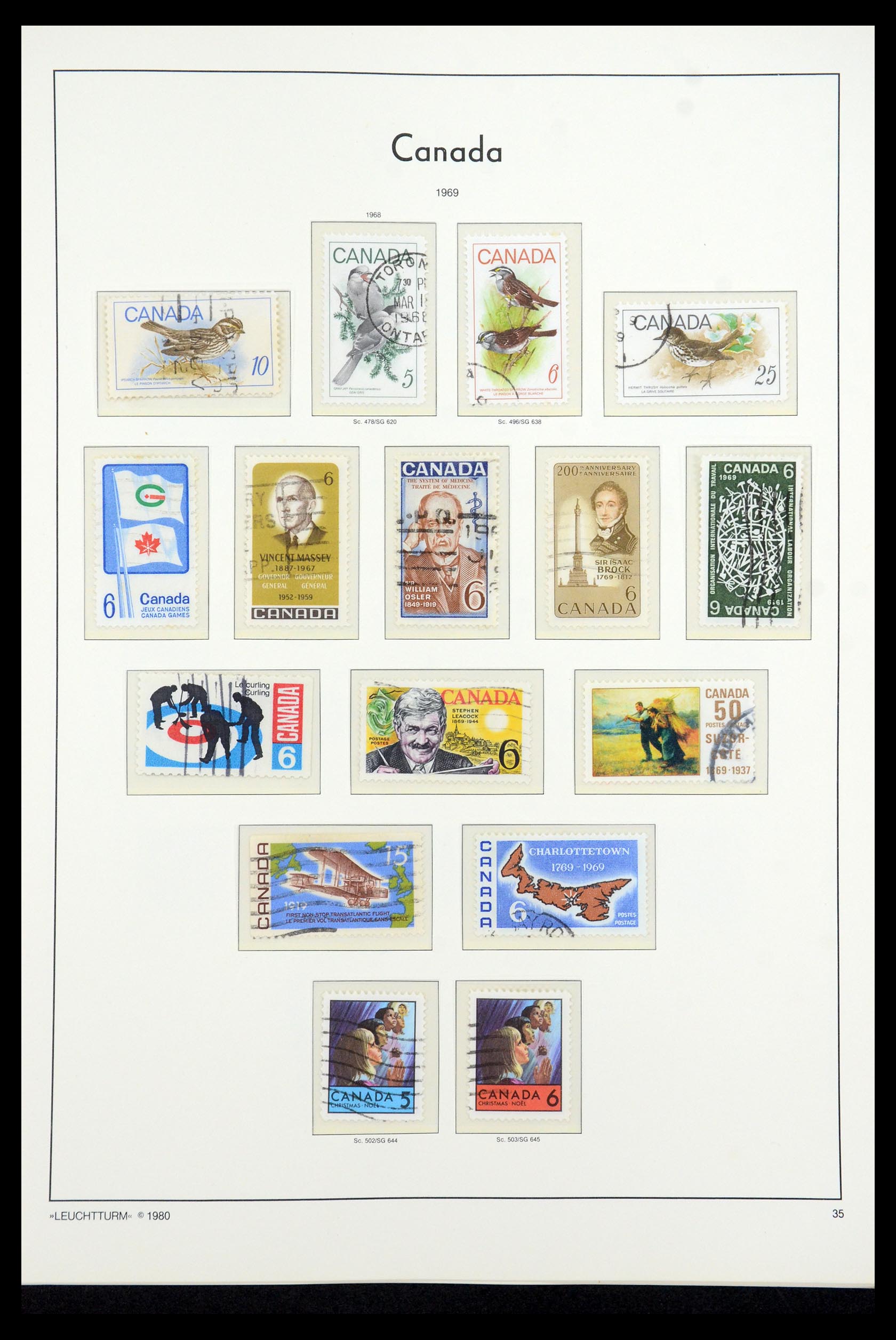 35336 118 - Postzegelverzameling 35336 Canada en provincies 1851-1995.