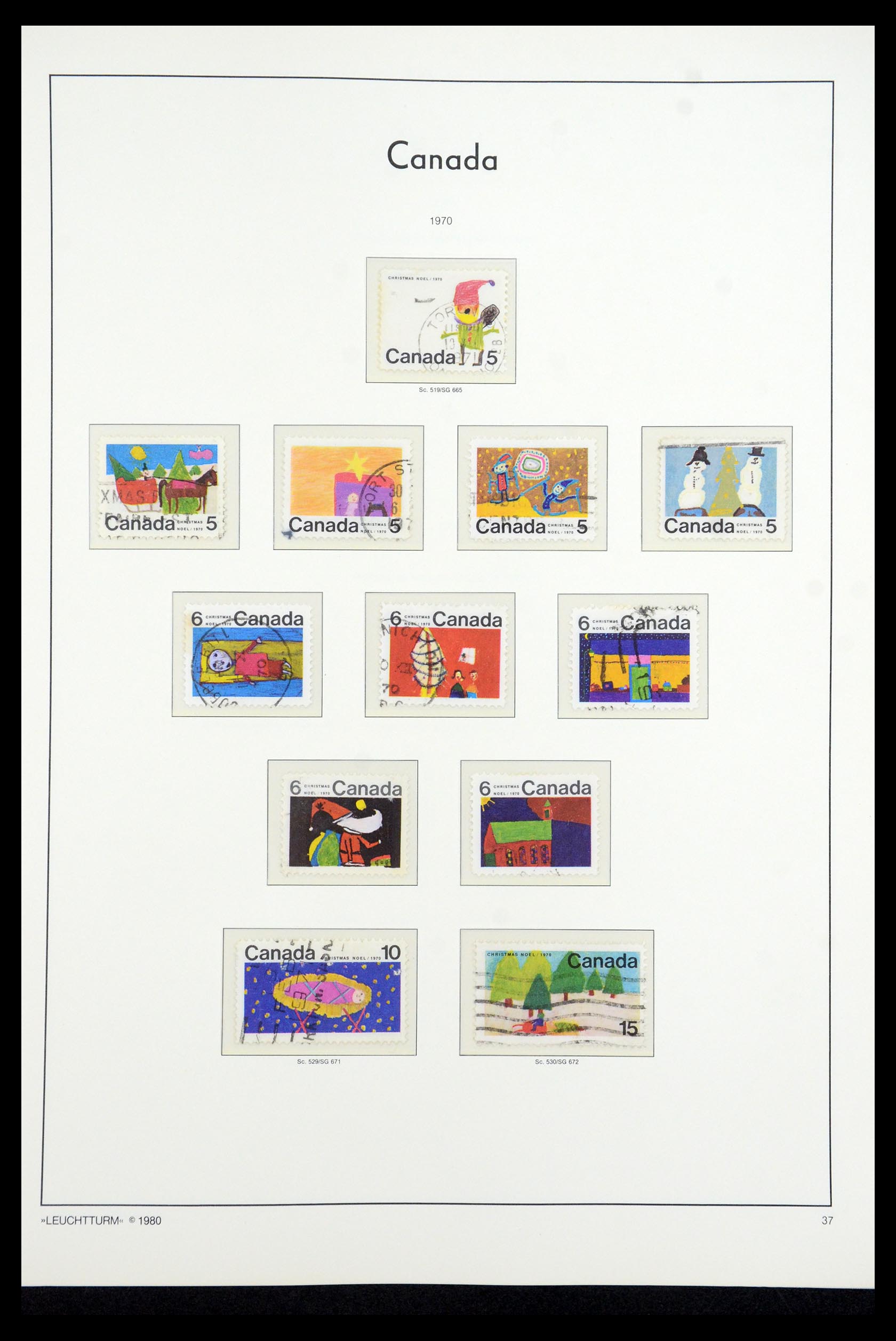 35336 120 - Postzegelverzameling 35336 Canada en provincies 1851-1995.