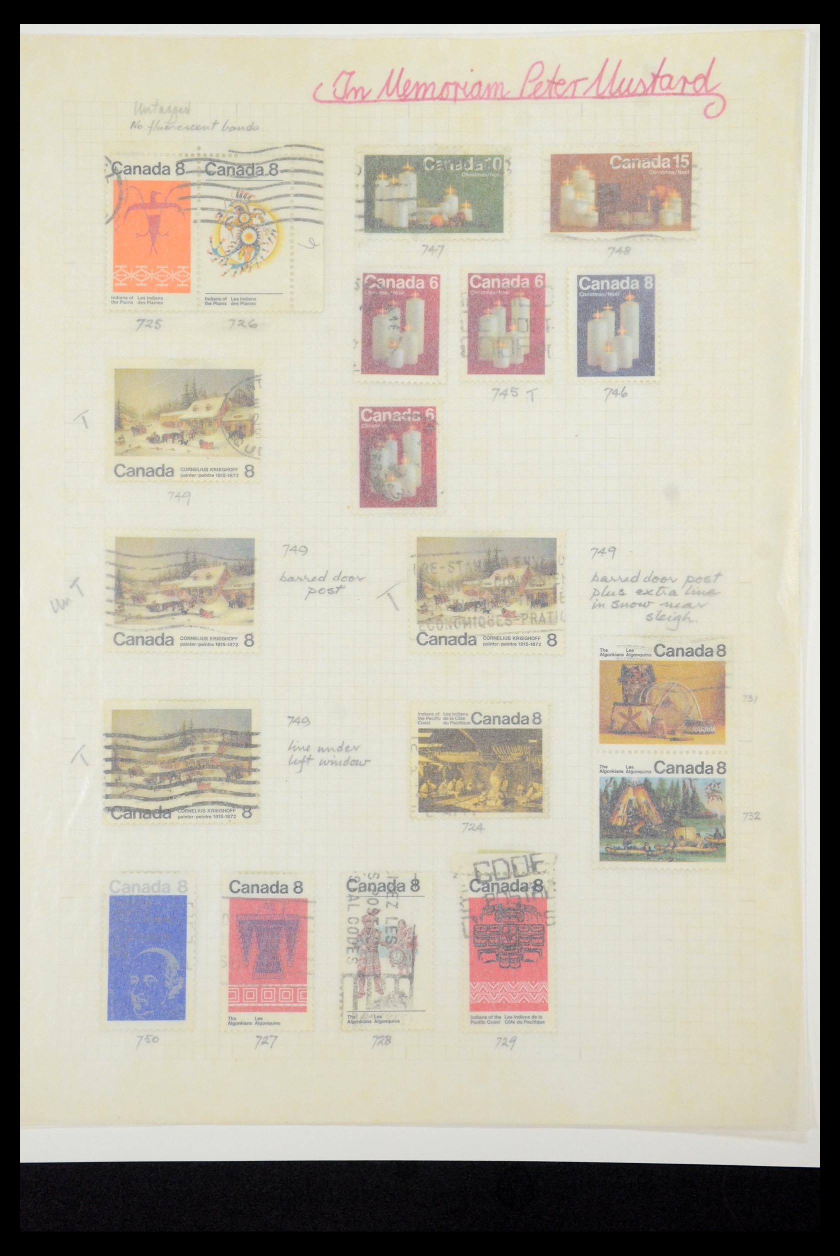35336 130 - Postzegelverzameling 35336 Canada en provincies 1851-1995.