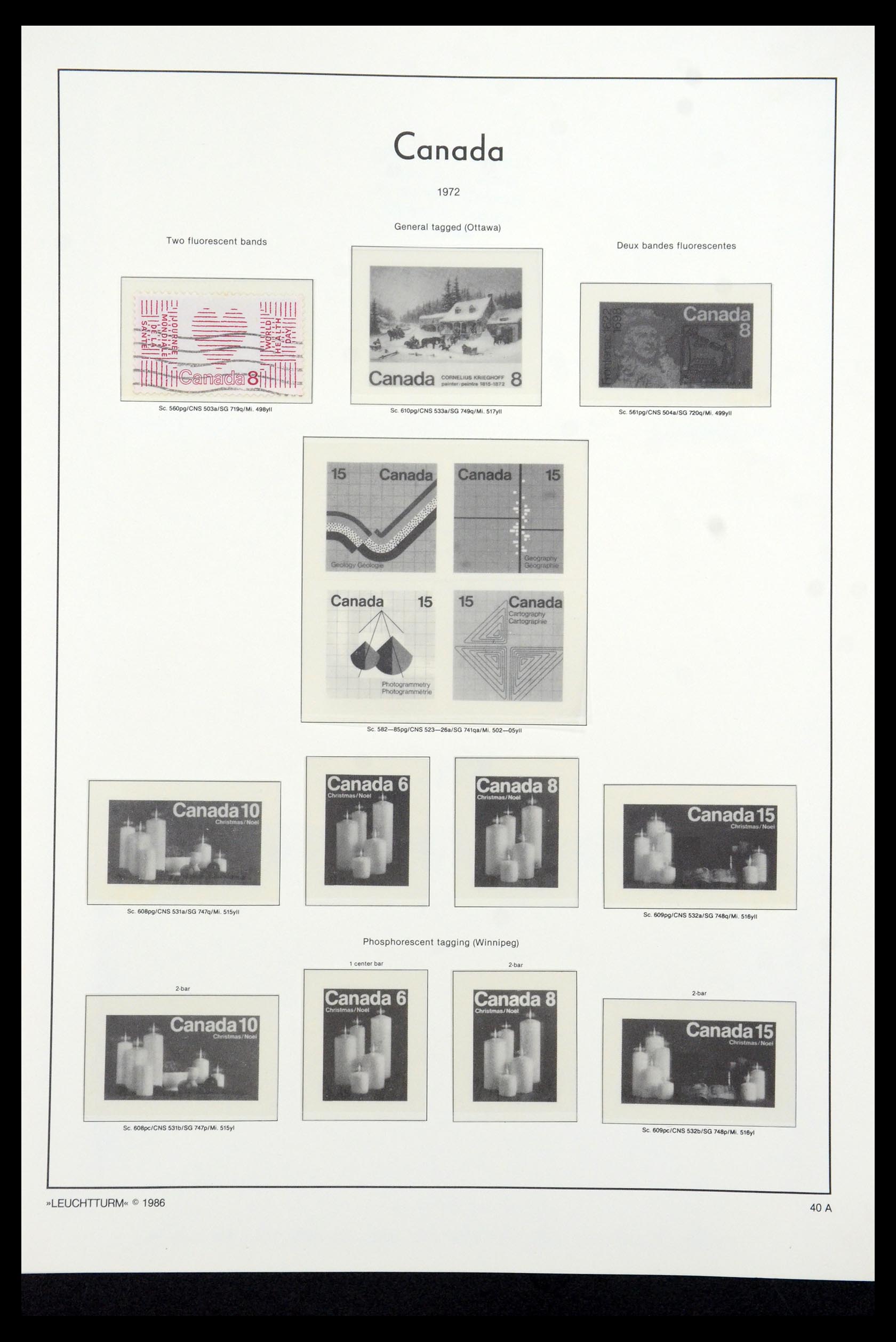 35336 135 - Postzegelverzameling 35336 Canada en provincies 1851-1995.