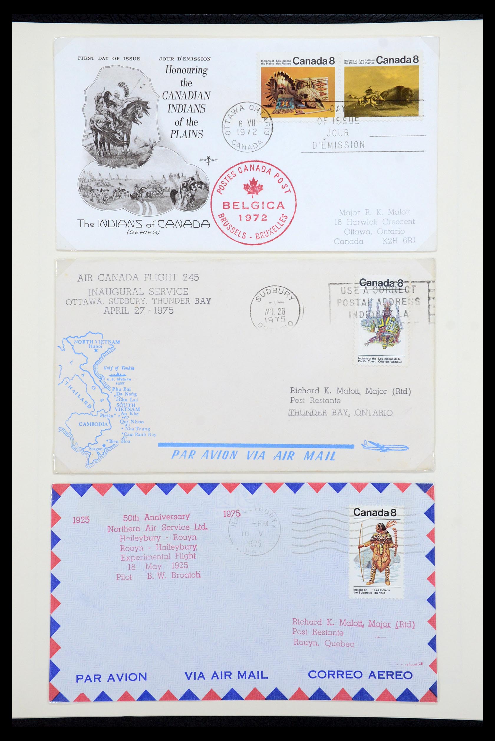 35336 136 - Postzegelverzameling 35336 Canada en provincies 1851-1995.