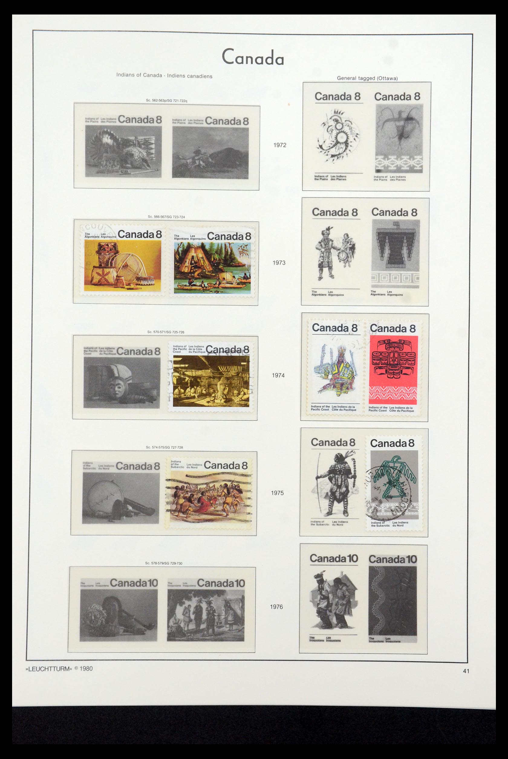 35336 137 - Postzegelverzameling 35336 Canada en provincies 1851-1995.