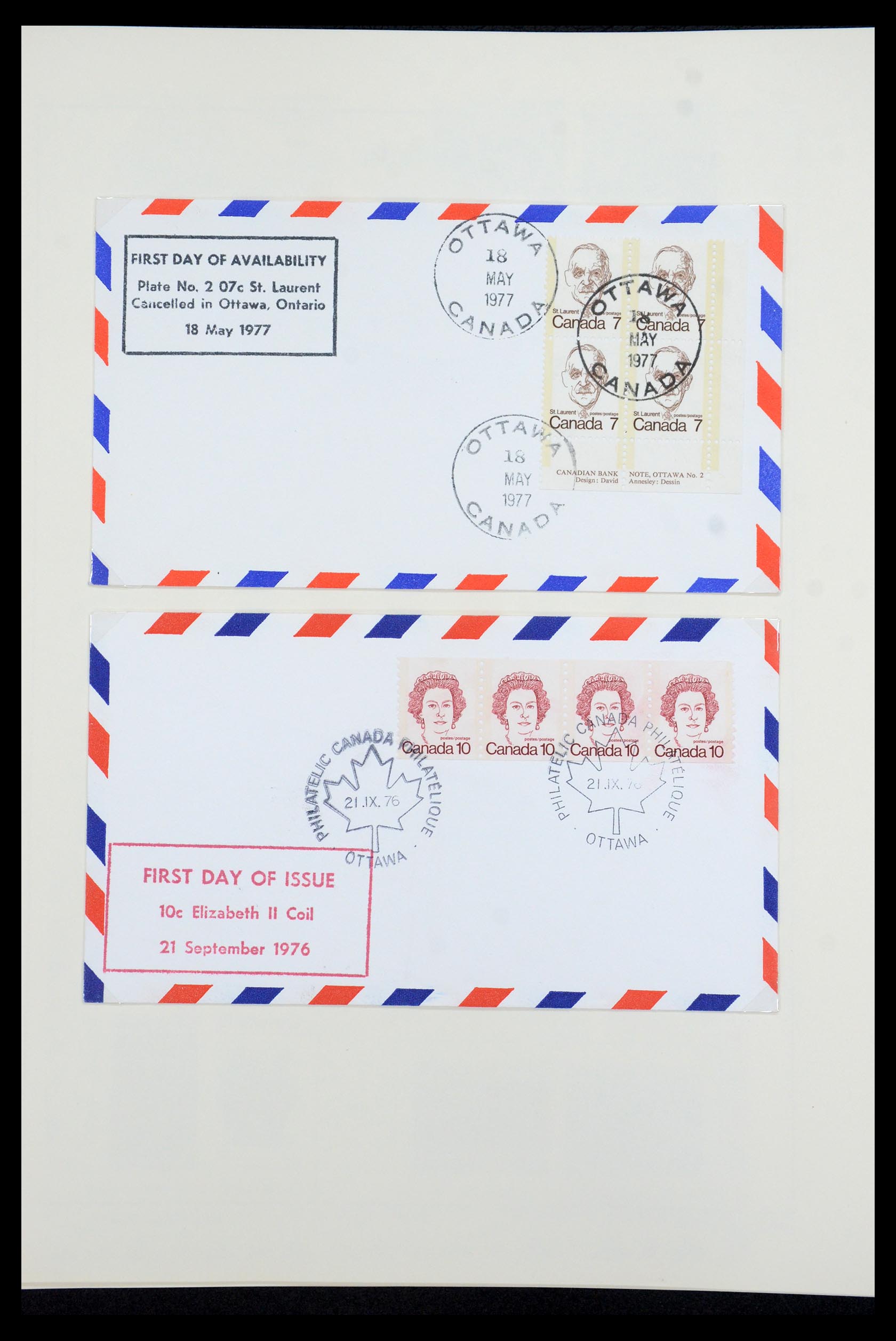 35336 138 - Postzegelverzameling 35336 Canada en provincies 1851-1995.