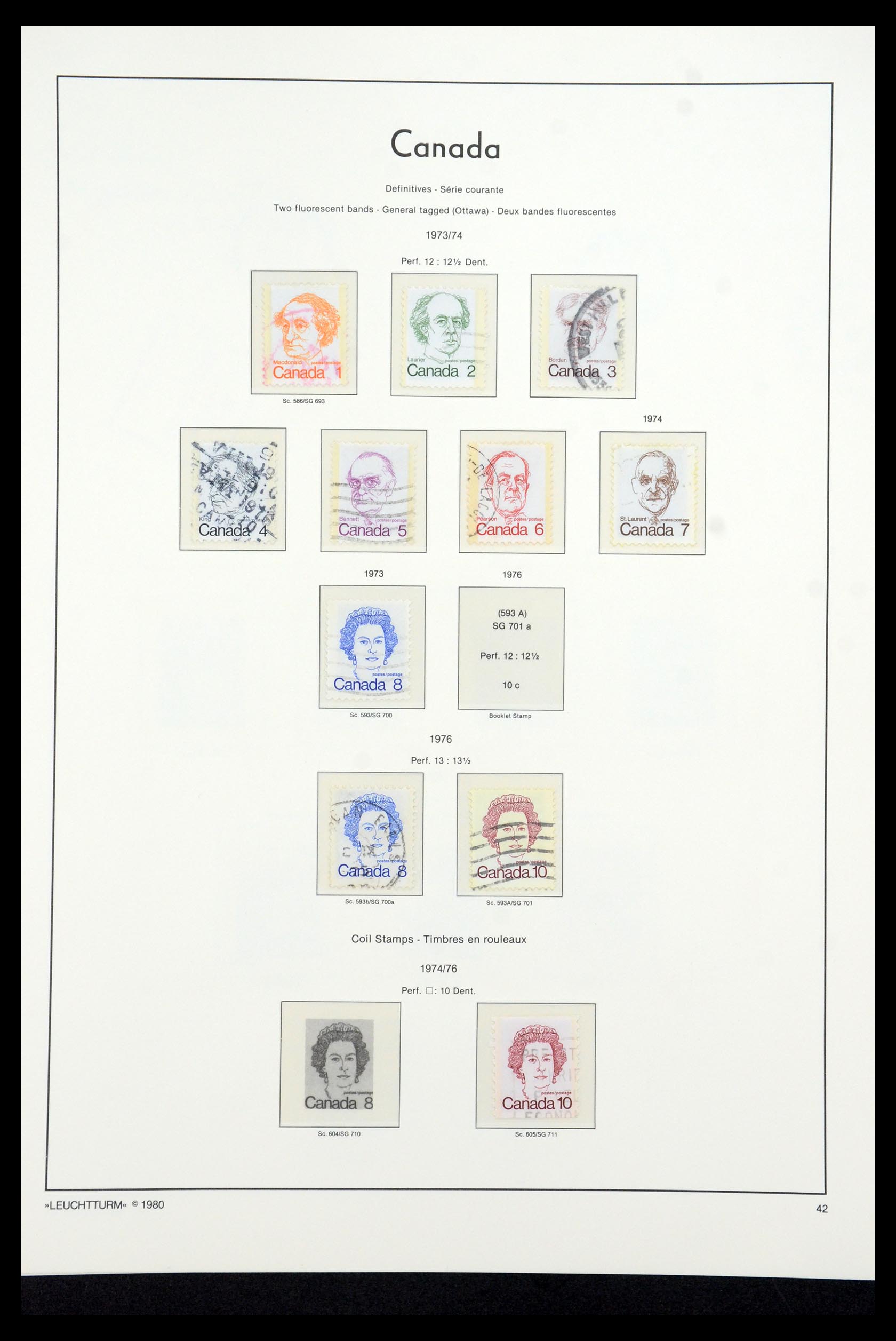 35336 139 - Postzegelverzameling 35336 Canada en provincies 1851-1995.