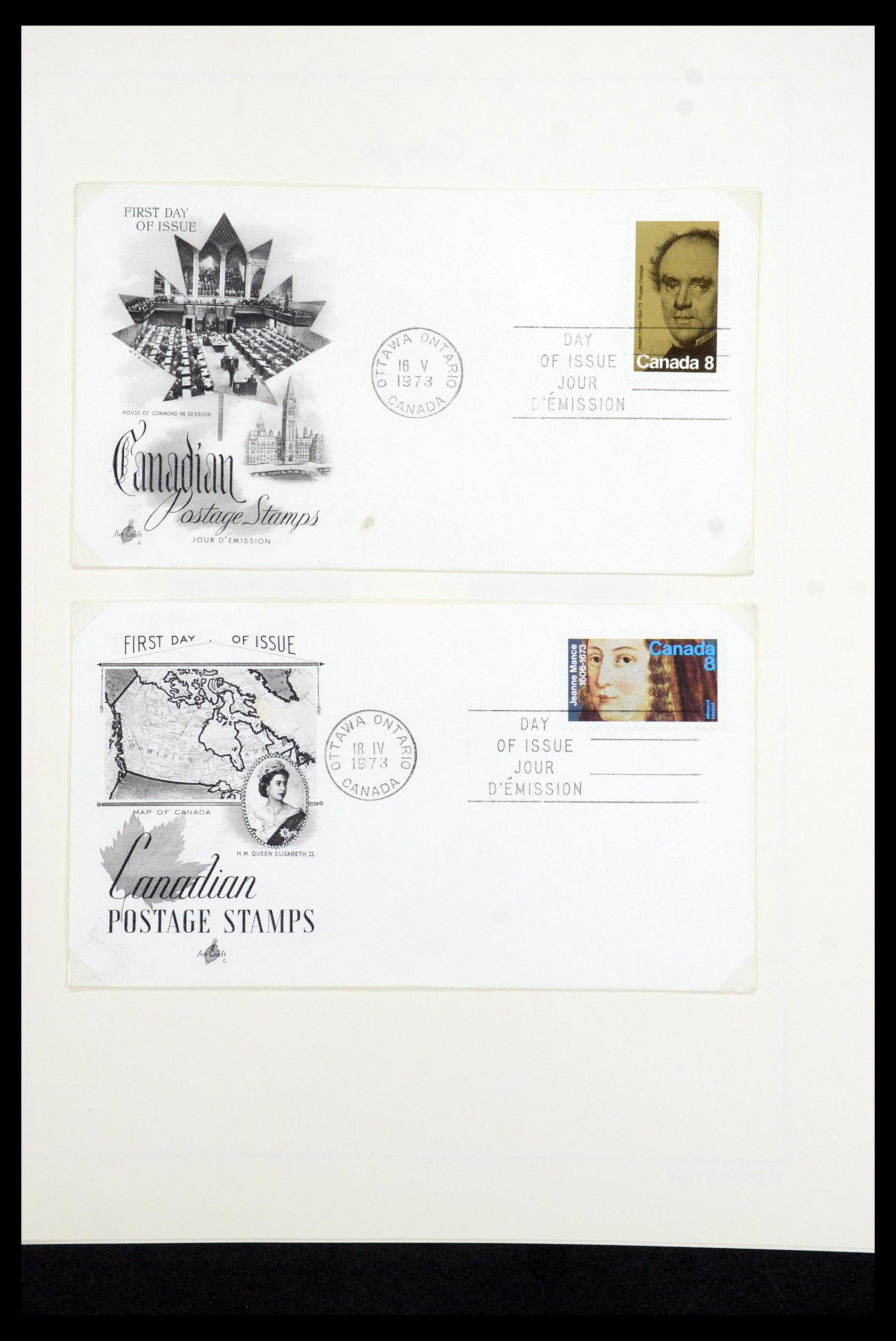 35336 143 - Postzegelverzameling 35336 Canada en provincies 1851-1995.