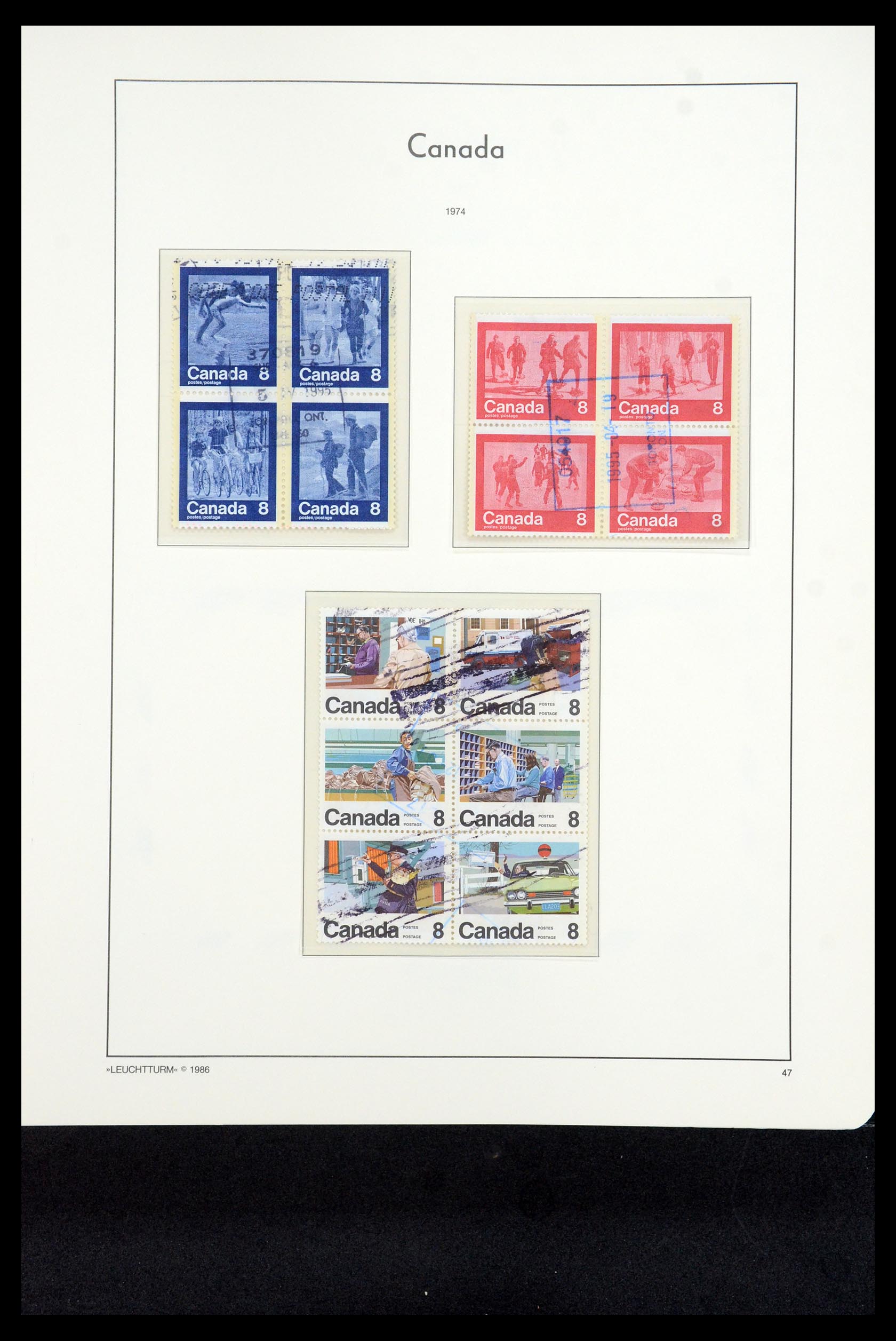 35336 147 - Postzegelverzameling 35336 Canada en provincies 1851-1995.