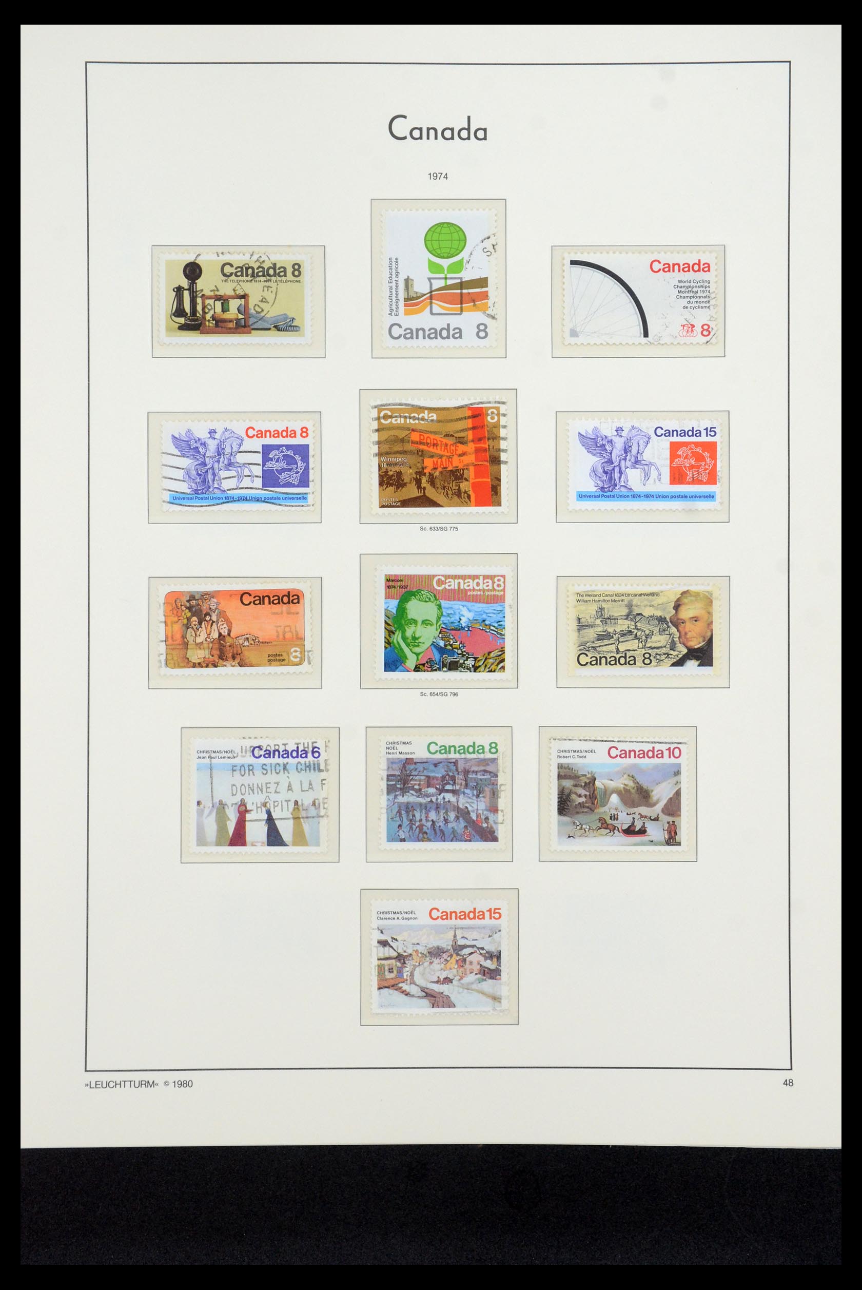 35336 150 - Postzegelverzameling 35336 Canada en provincies 1851-1995.