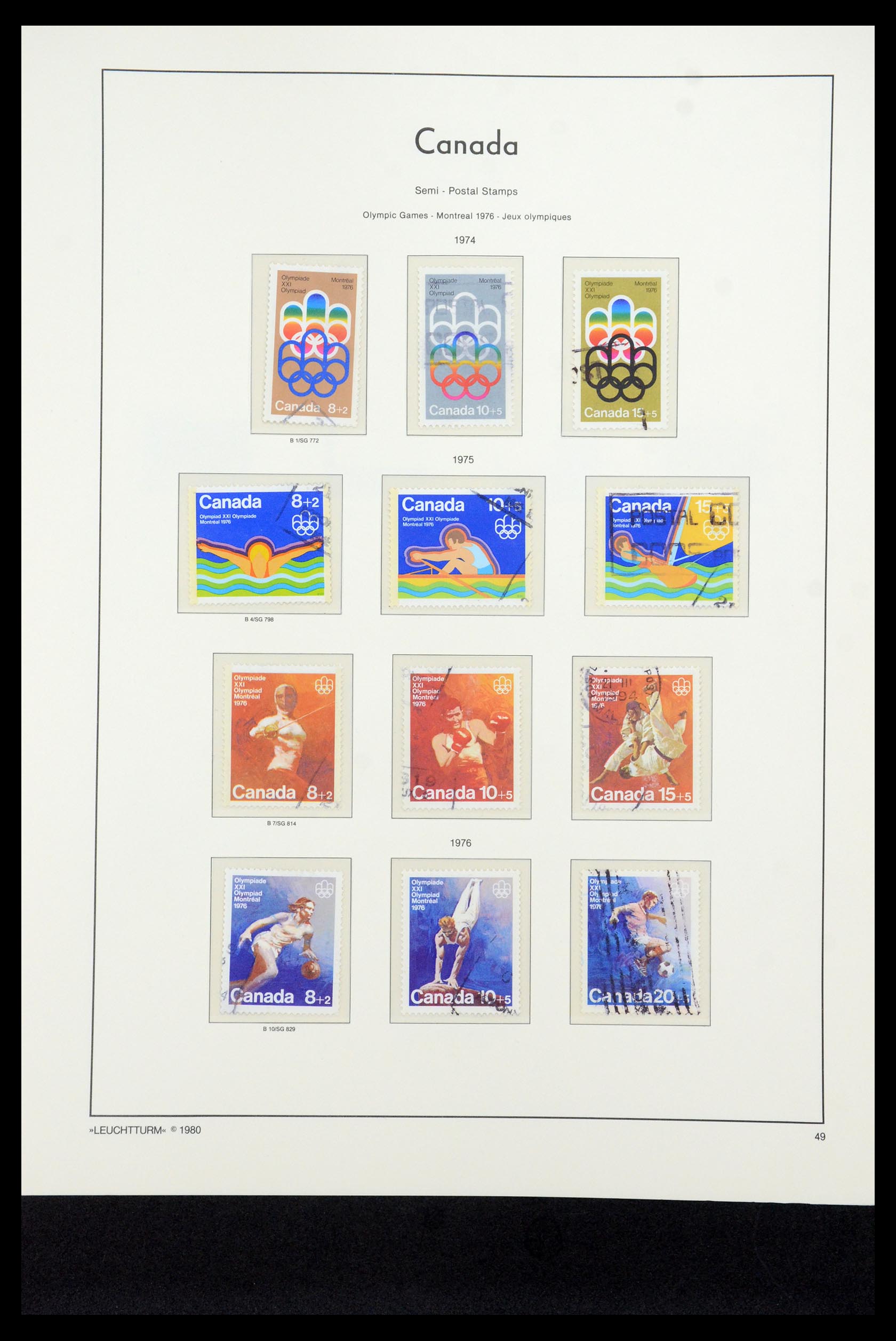 35336 152 - Postzegelverzameling 35336 Canada en provincies 1851-1995.