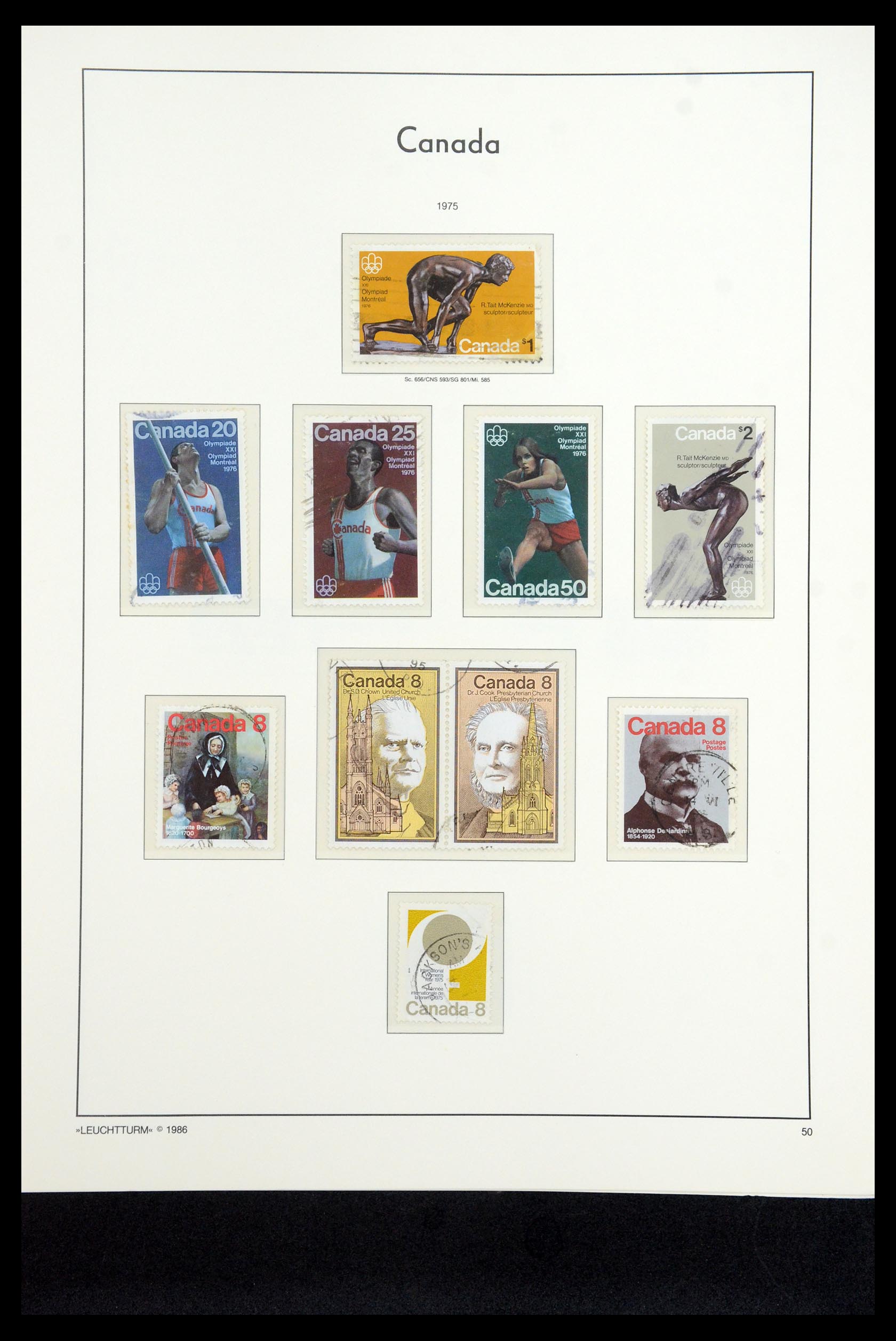 35336 154 - Postzegelverzameling 35336 Canada en provincies 1851-1995.
