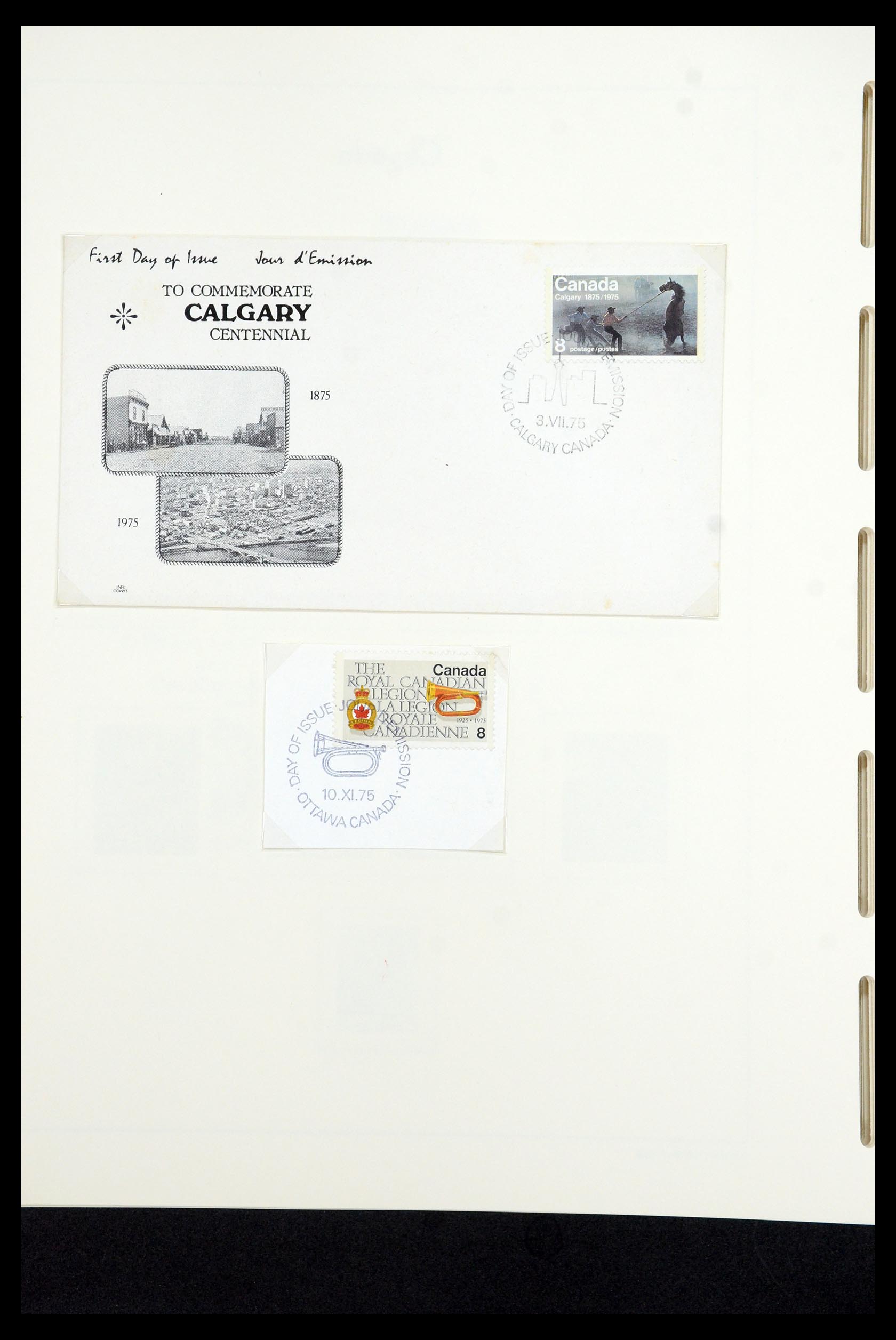 35336 155 - Postzegelverzameling 35336 Canada en provincies 1851-1995.