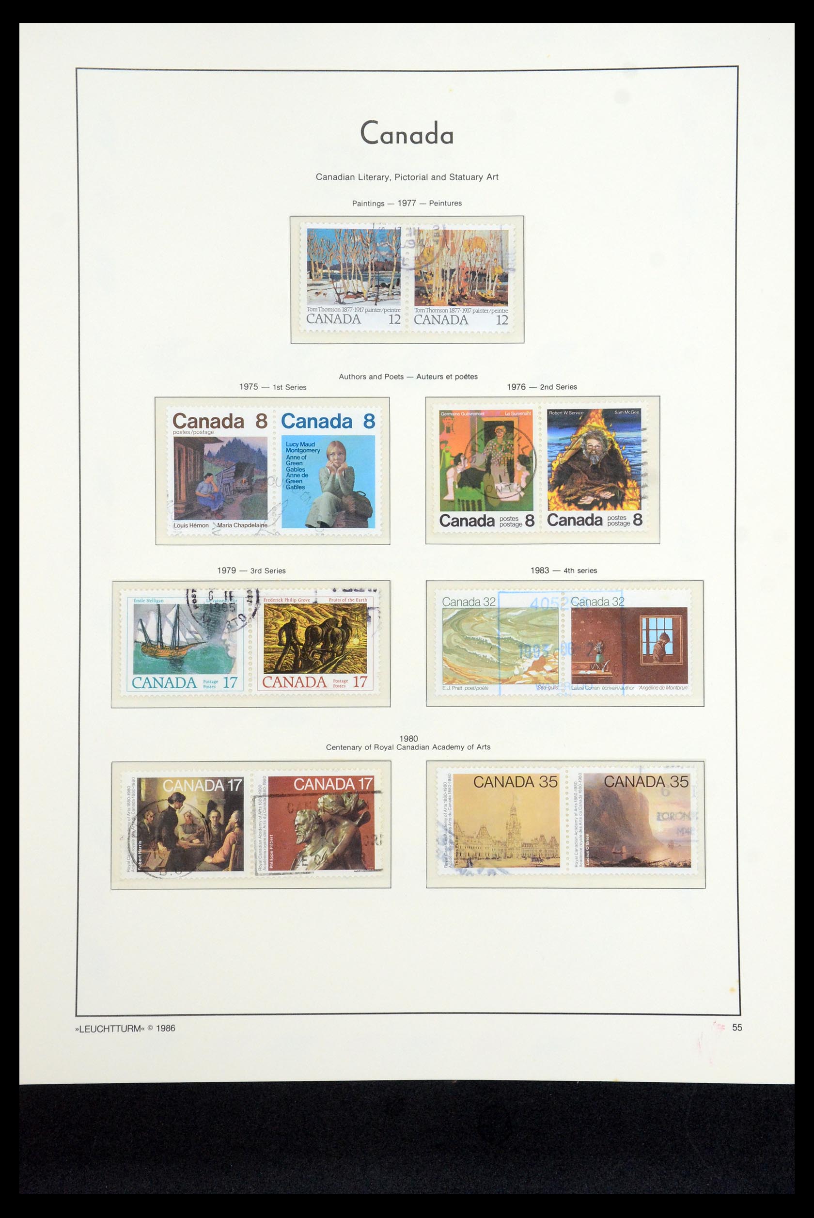 35336 162 - Postzegelverzameling 35336 Canada en provincies 1851-1995.