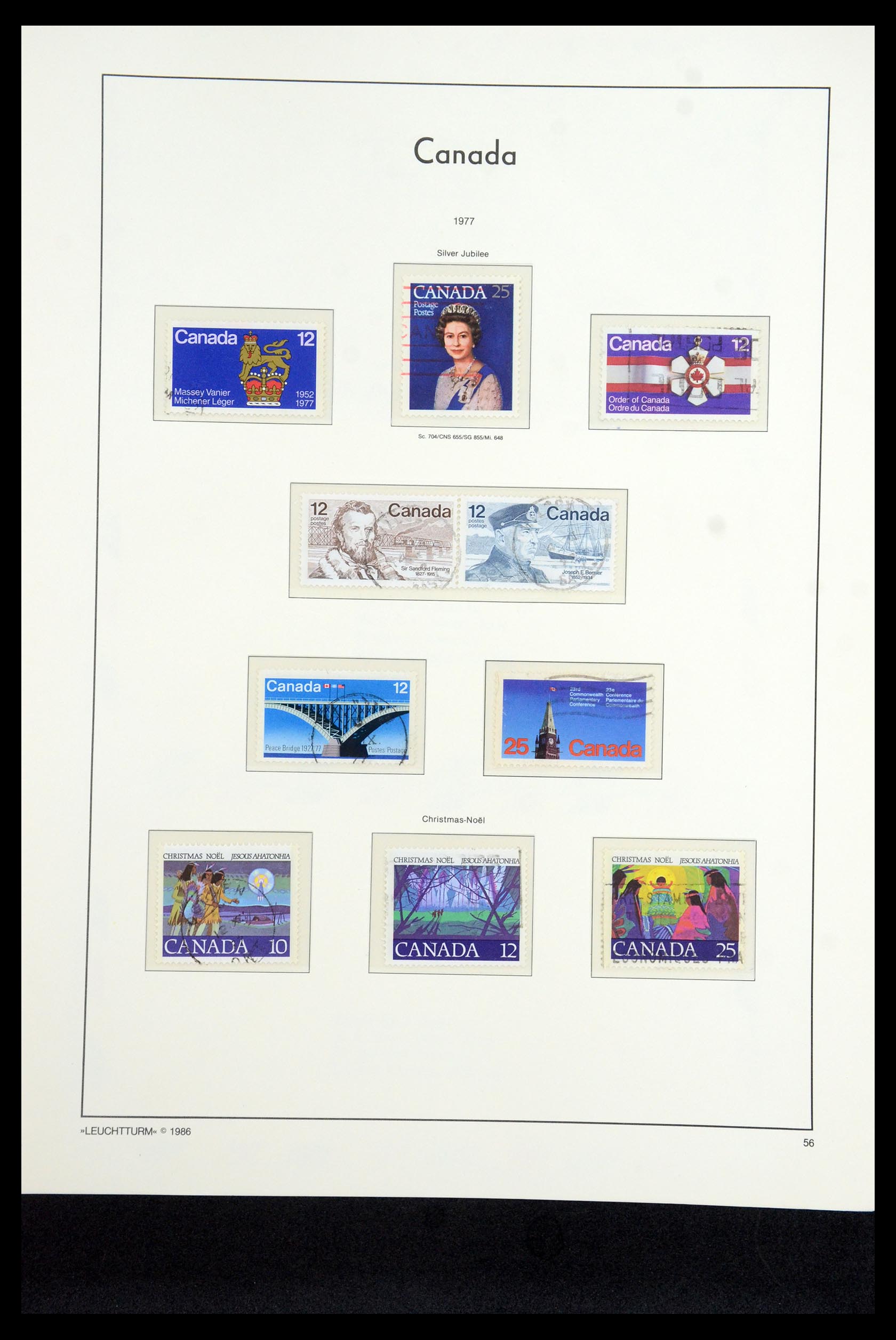 35336 164 - Postzegelverzameling 35336 Canada en provincies 1851-1995.