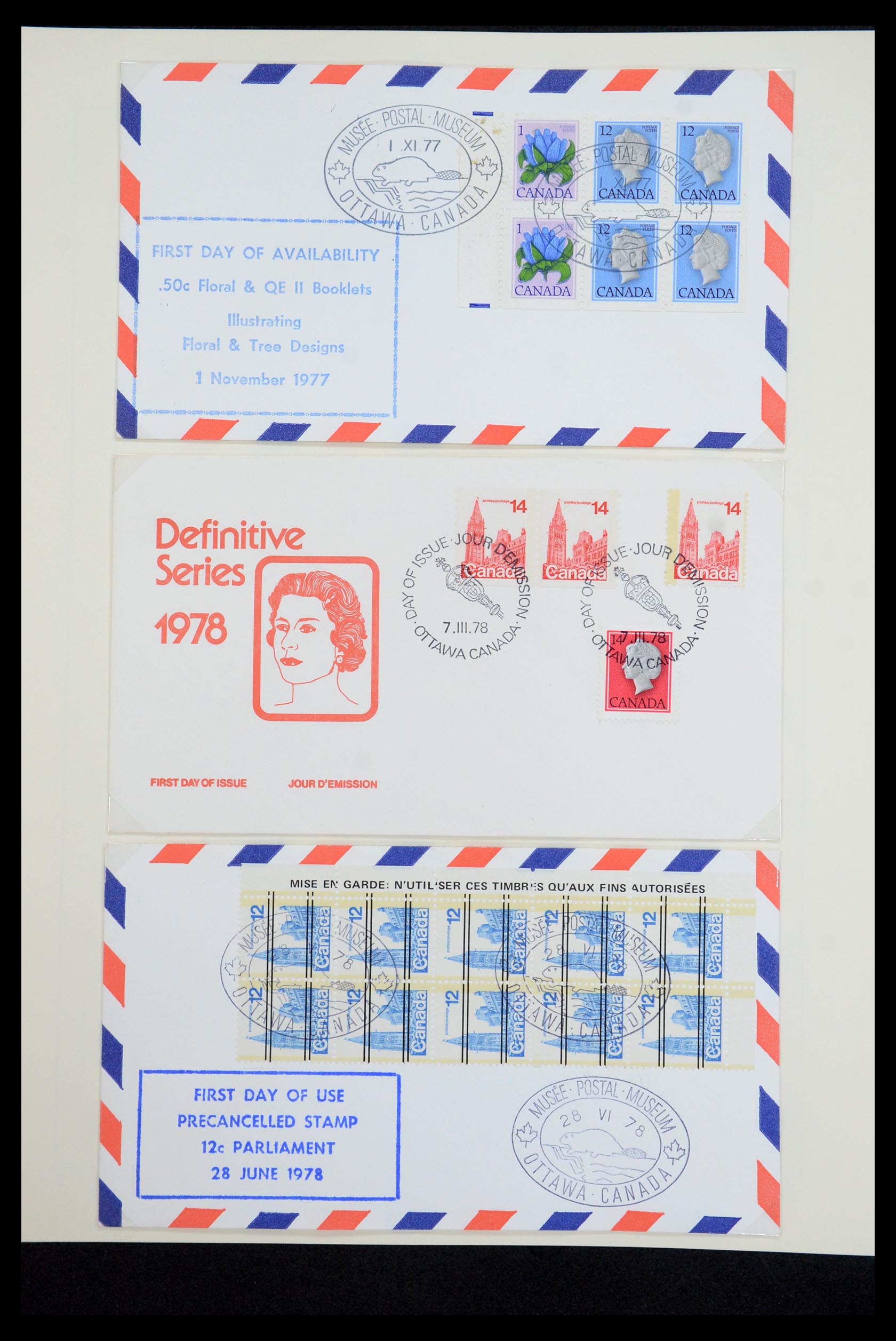35336 167 - Postzegelverzameling 35336 Canada en provincies 1851-1995.