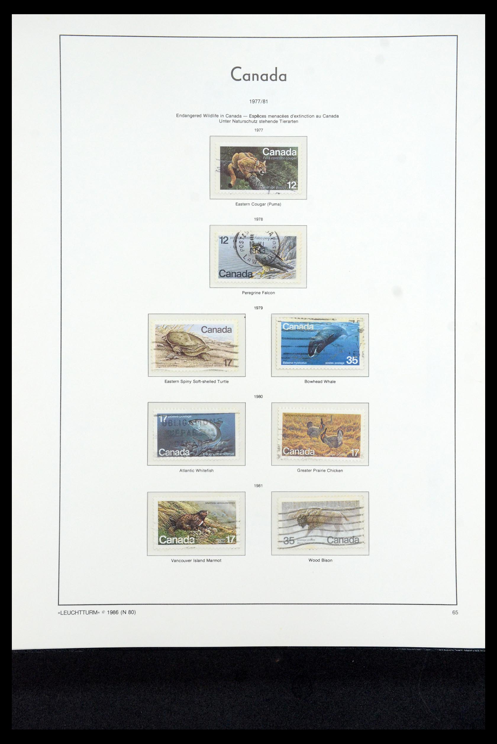 35336 181 - Postzegelverzameling 35336 Canada en provincies 1851-1995.