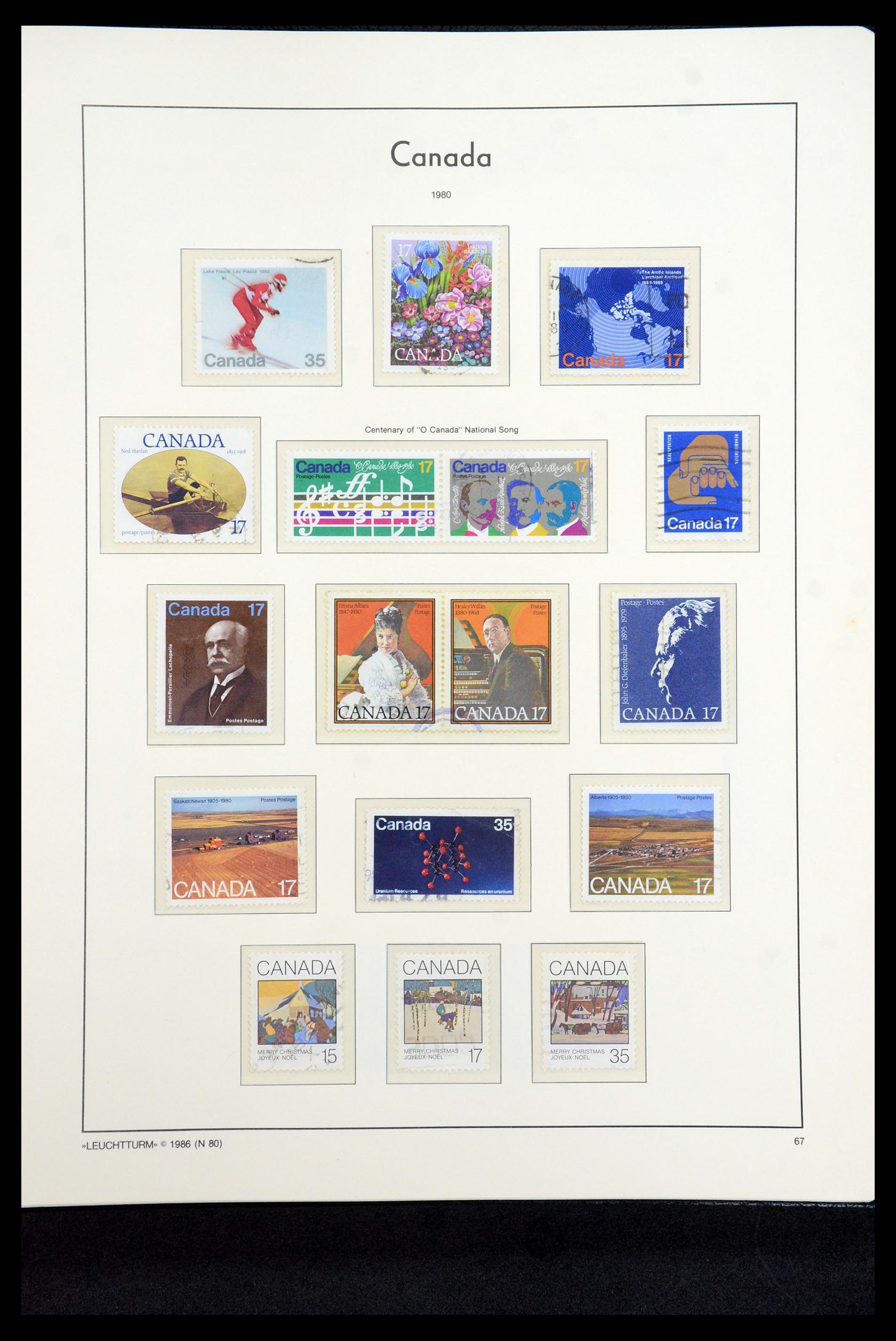 35336 185 - Postzegelverzameling 35336 Canada en provincies 1851-1995.
