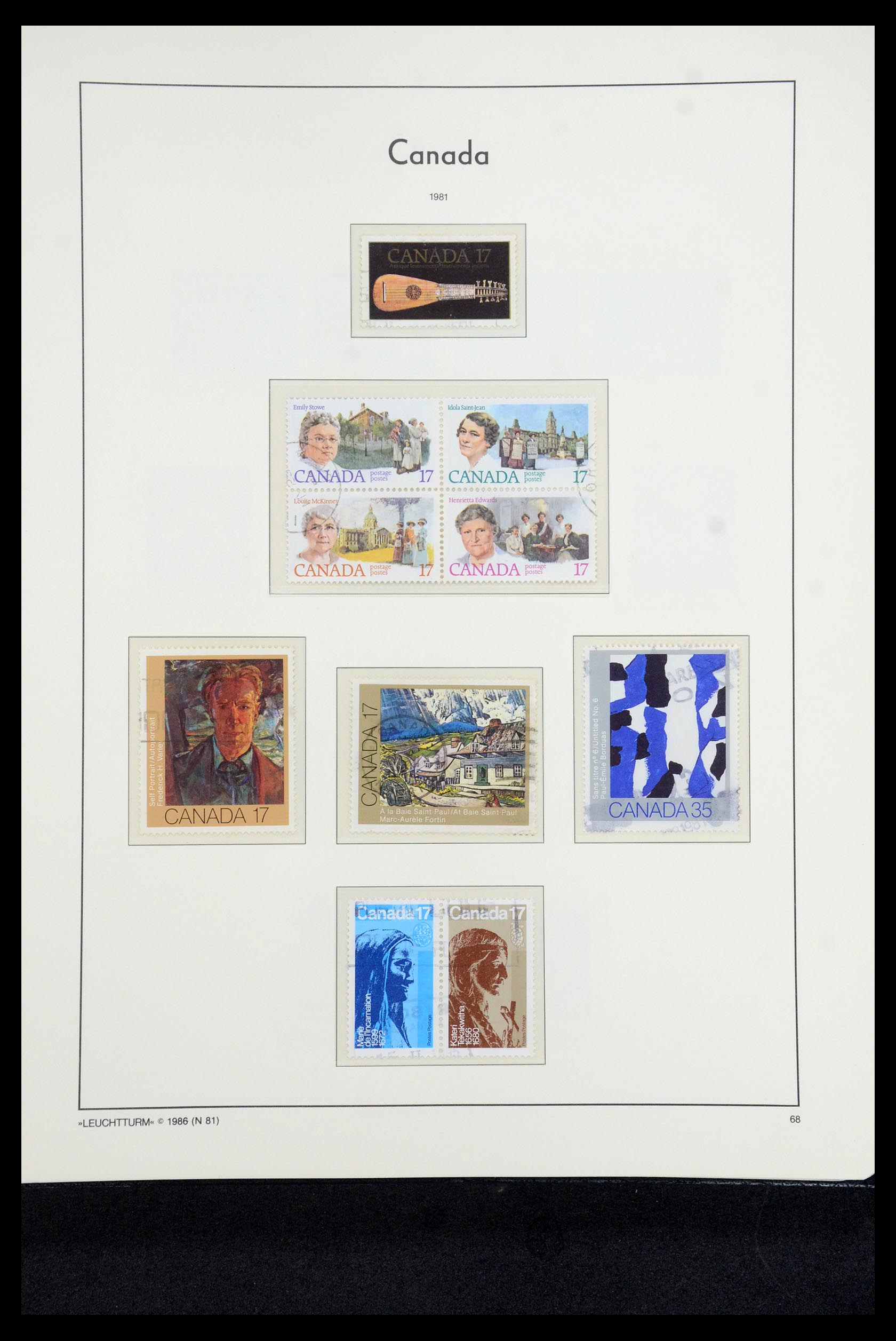 35336 186 - Postzegelverzameling 35336 Canada en provincies 1851-1995.