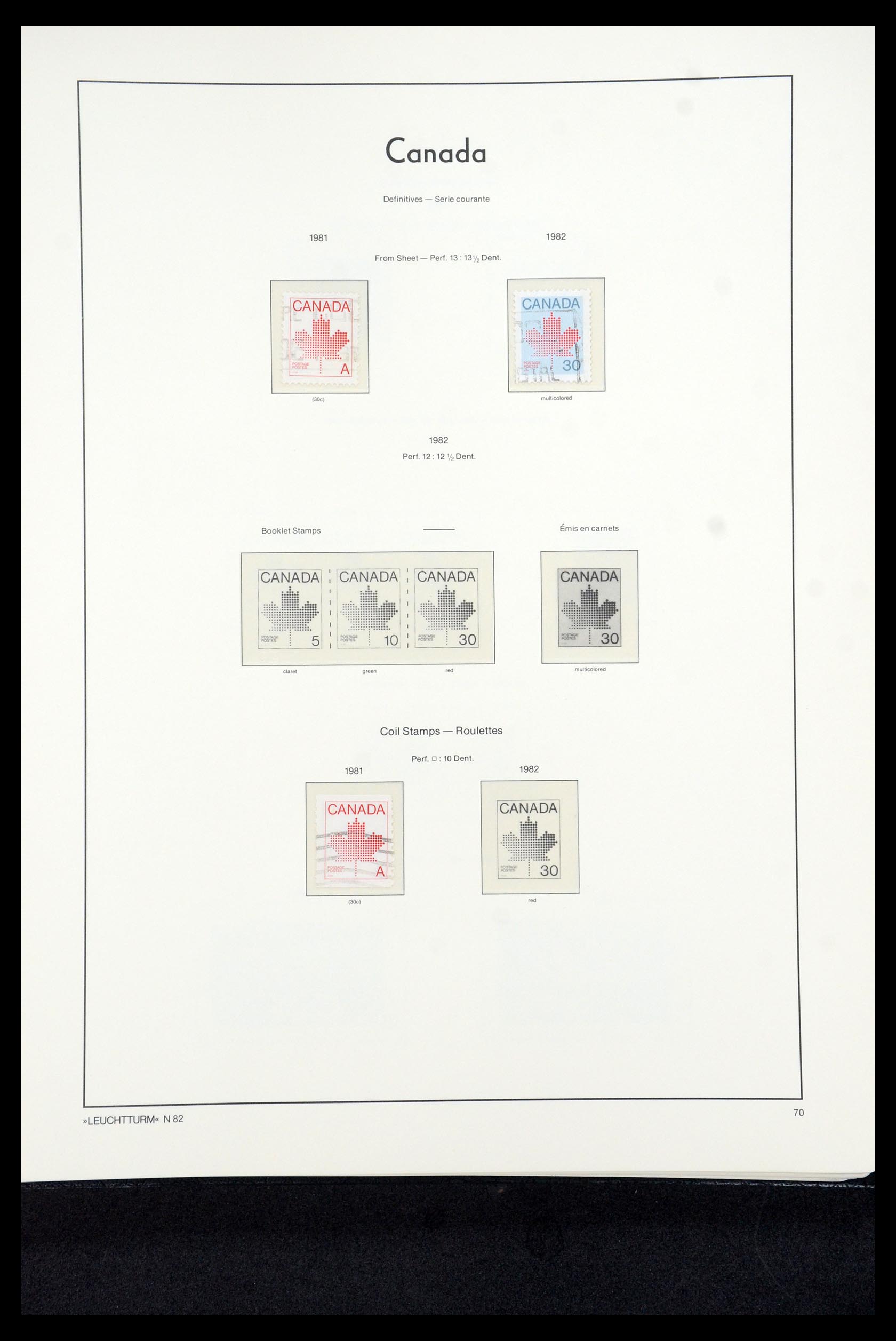 35336 188 - Postzegelverzameling 35336 Canada en provincies 1851-1995.