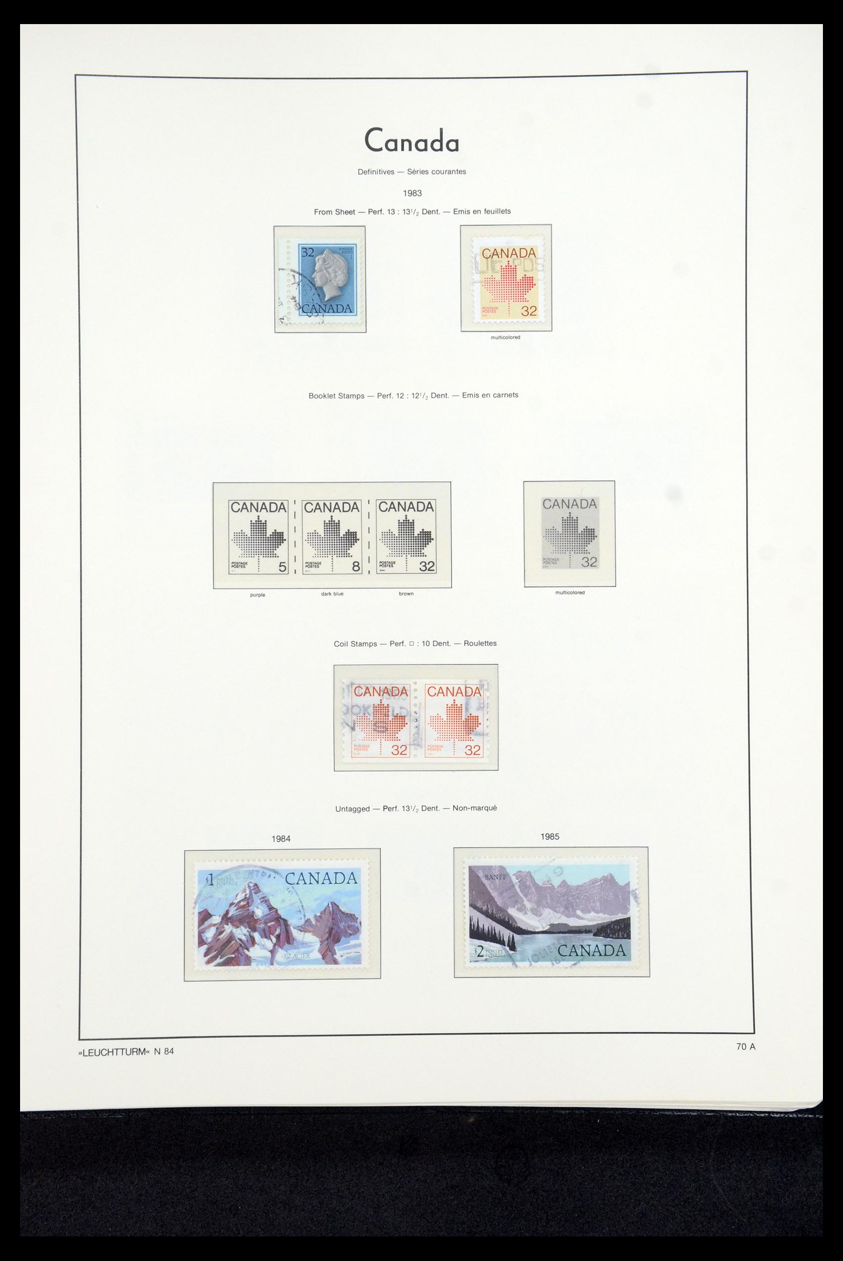 35336 189 - Postzegelverzameling 35336 Canada en provincies 1851-1995.