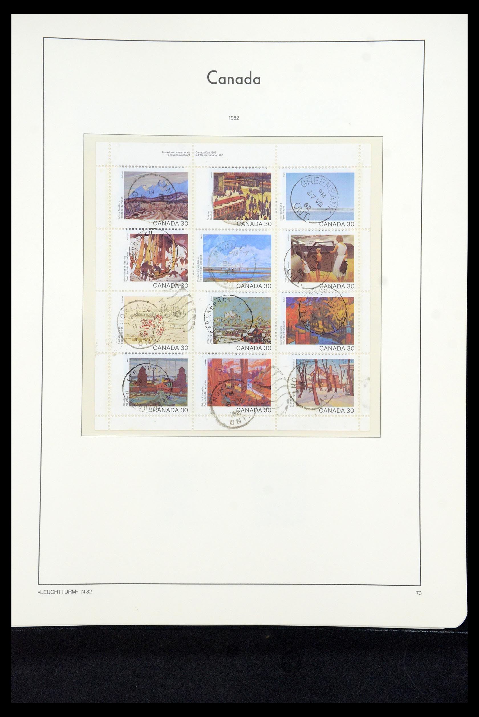 35336 193 - Postzegelverzameling 35336 Canada en provincies 1851-1995.