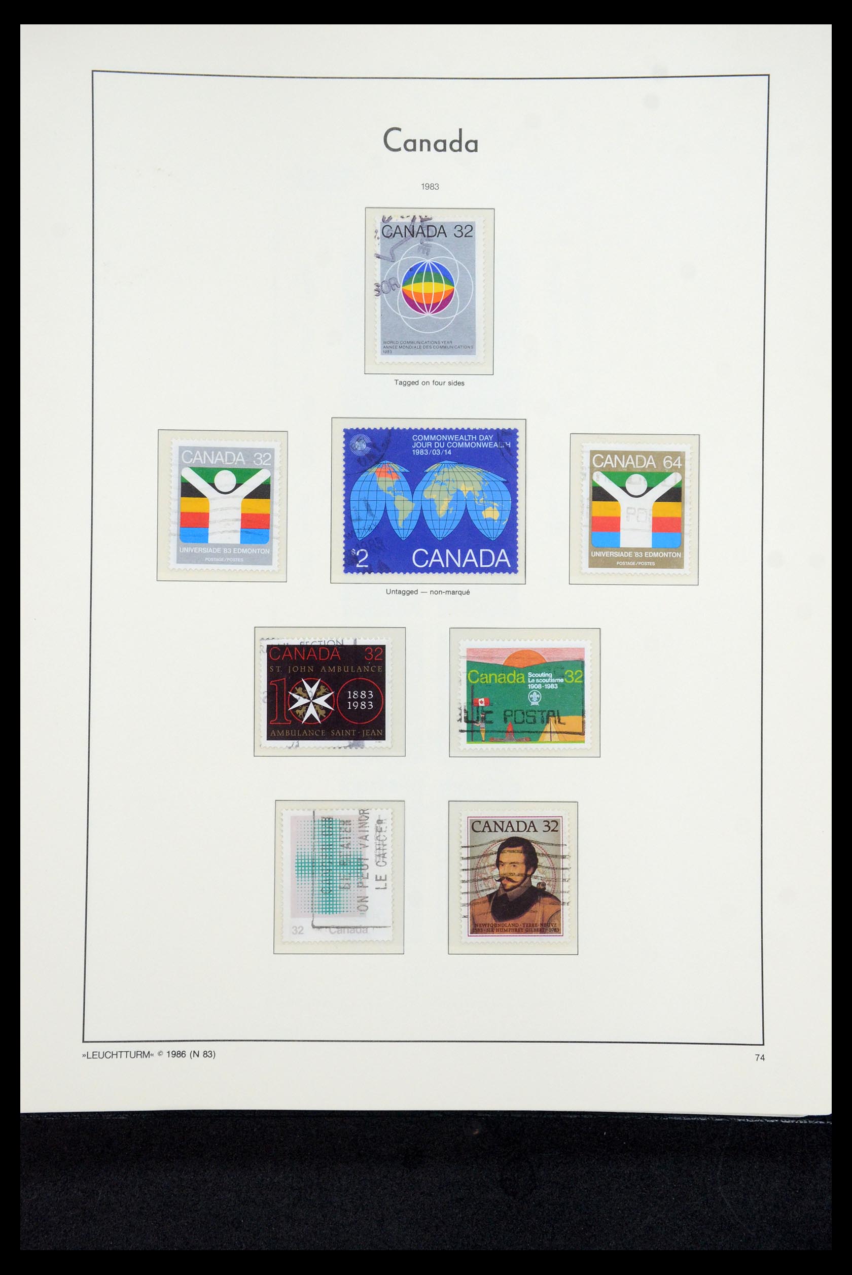 35336 195 - Postzegelverzameling 35336 Canada en provincies 1851-1995.