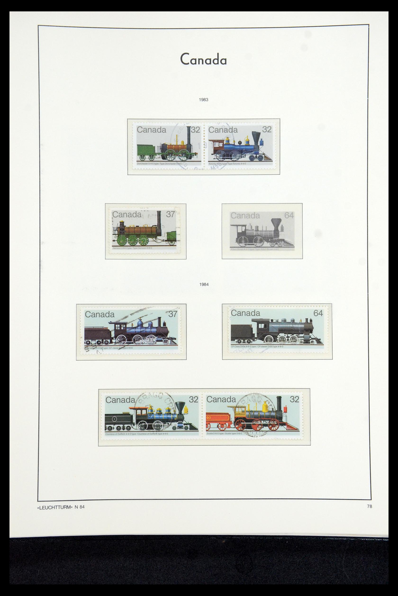 35336 200 - Postzegelverzameling 35336 Canada en provincies 1851-1995.