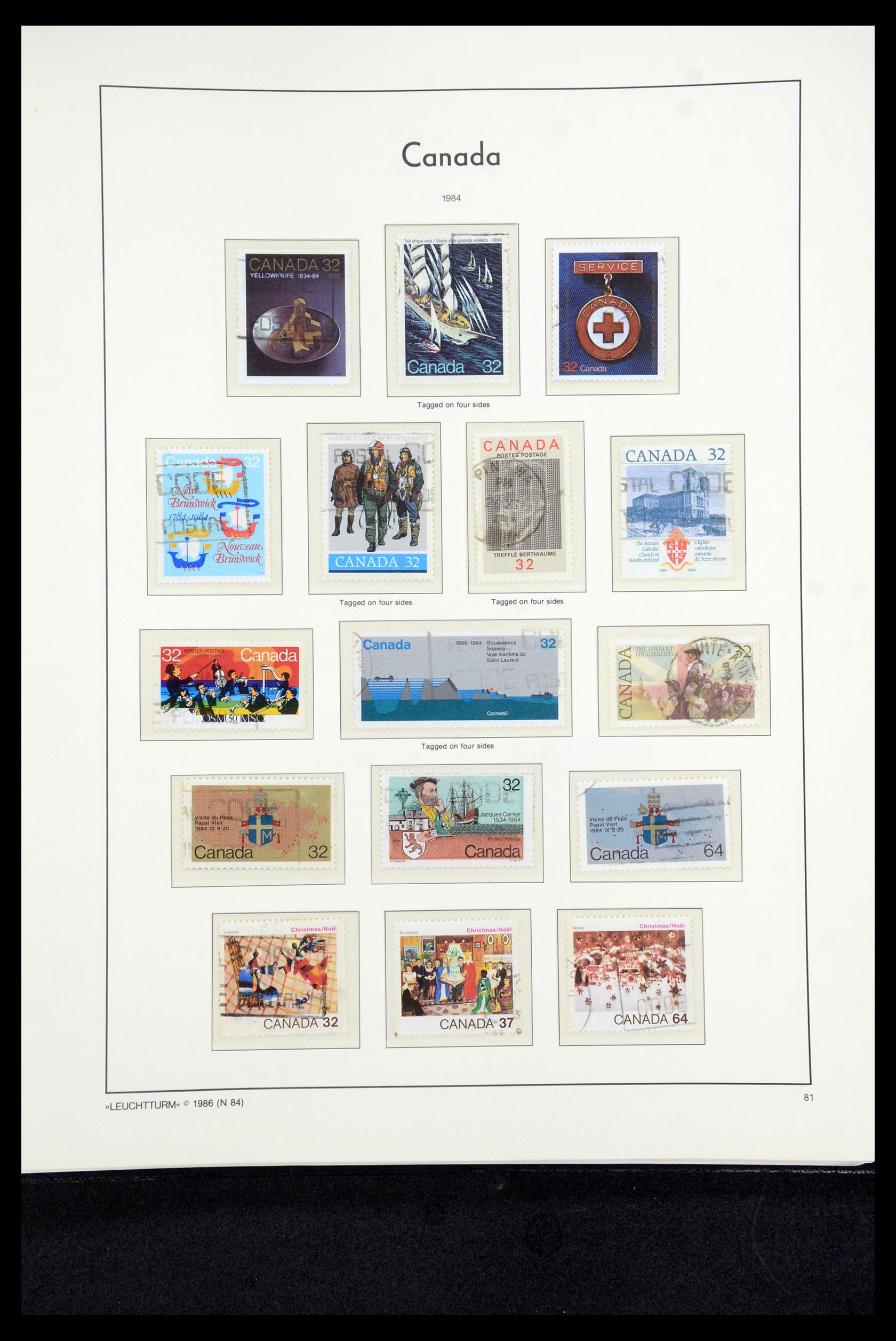 35336 206 - Postzegelverzameling 35336 Canada en provincies 1851-1995.