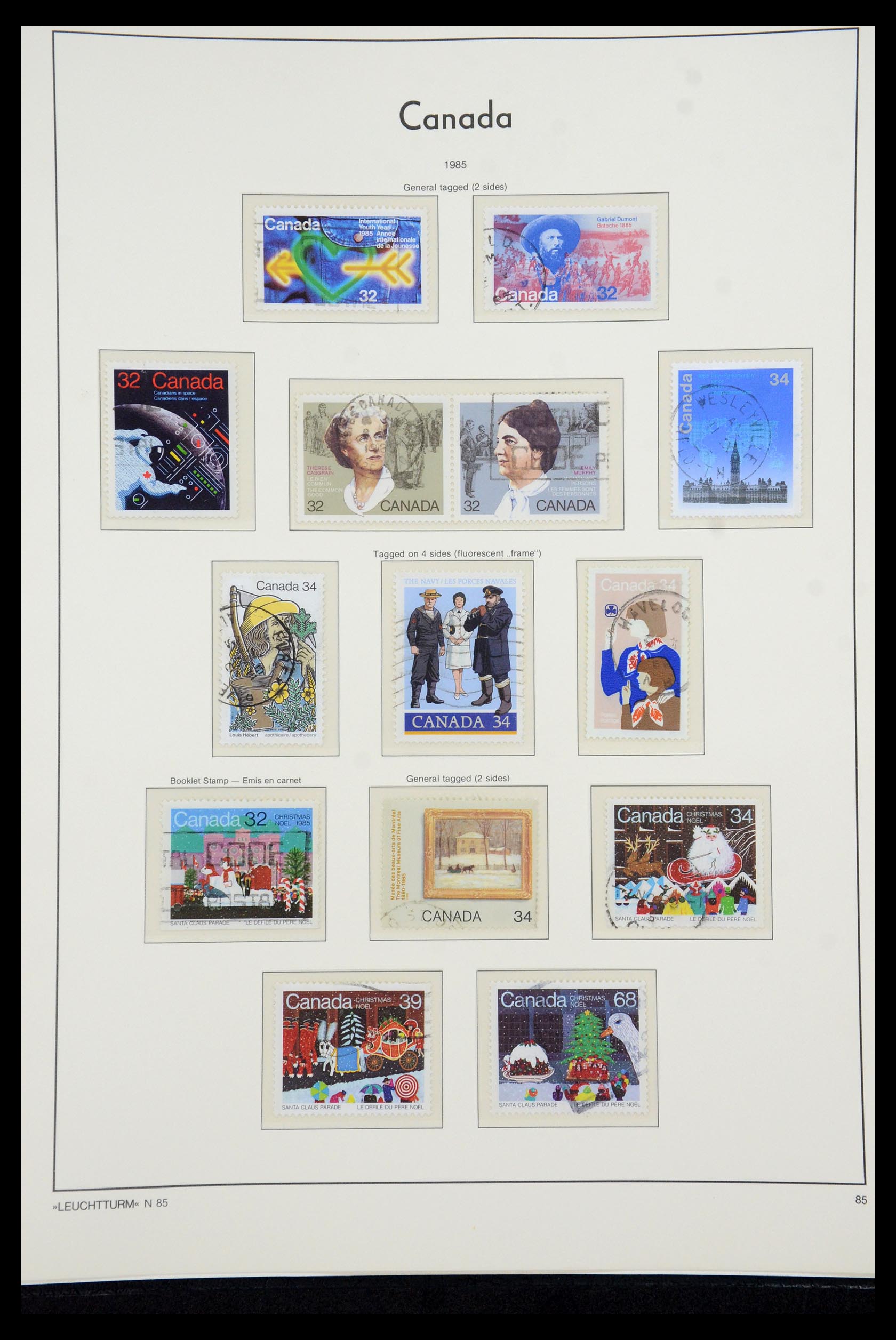 35336 213 - Postzegelverzameling 35336 Canada en provincies 1851-1995.