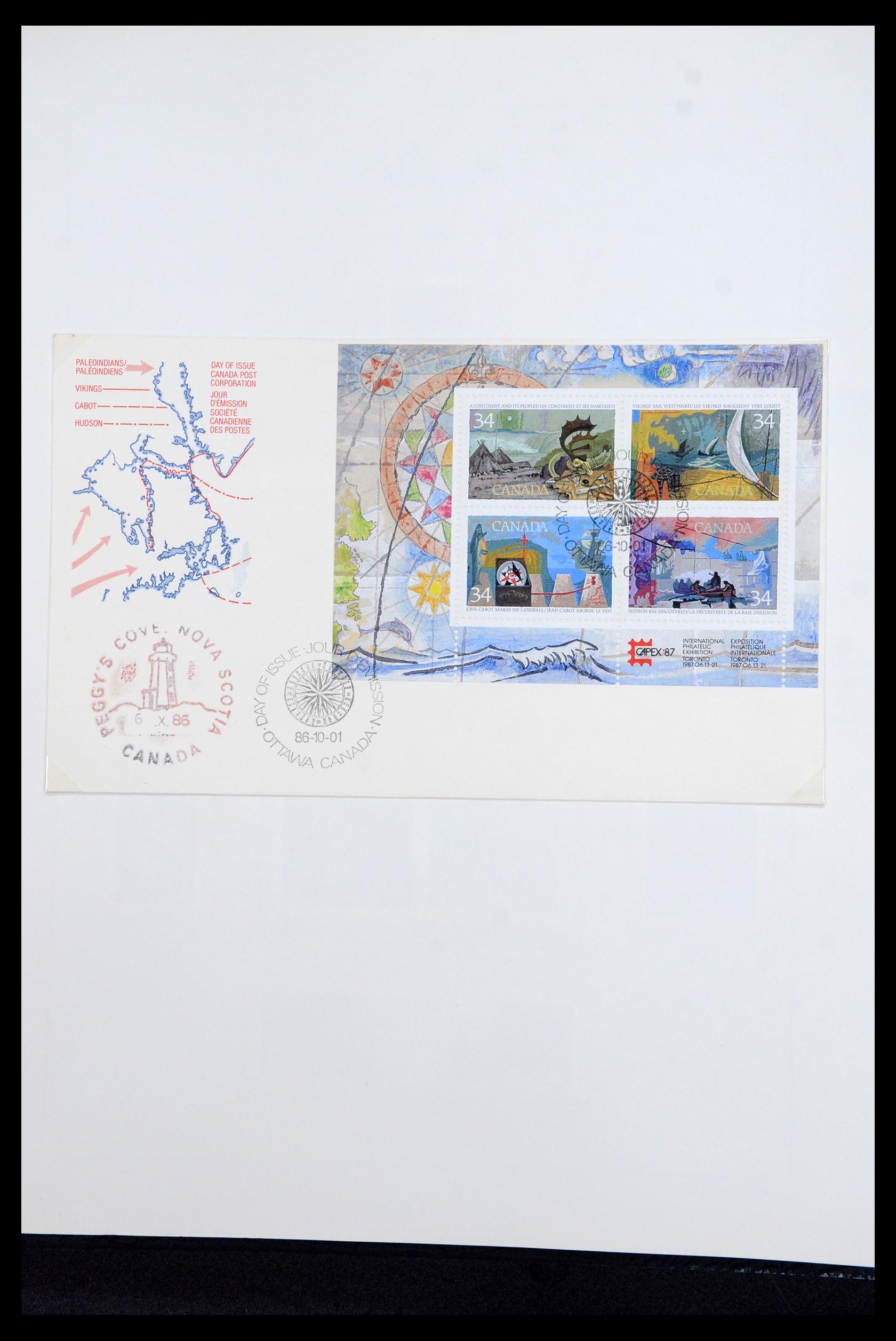 35336 217 - Postzegelverzameling 35336 Canada en provincies 1851-1995.